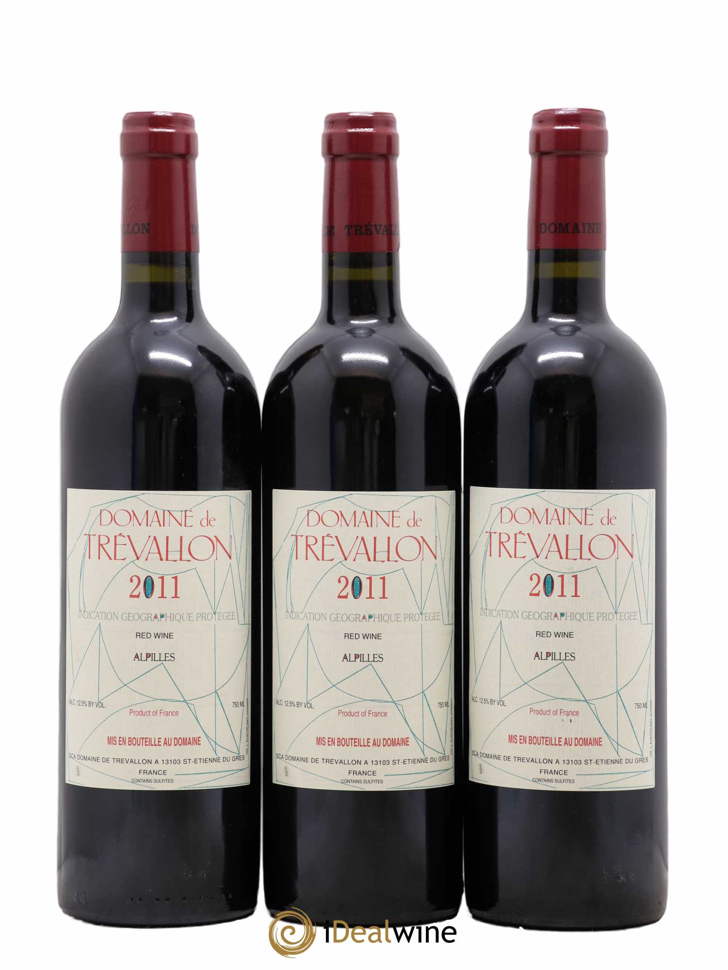 Alpilles Trévallon (Domaine de) Eloi Dürrbach 2011 - Lot de 3 bouteilles - 0
