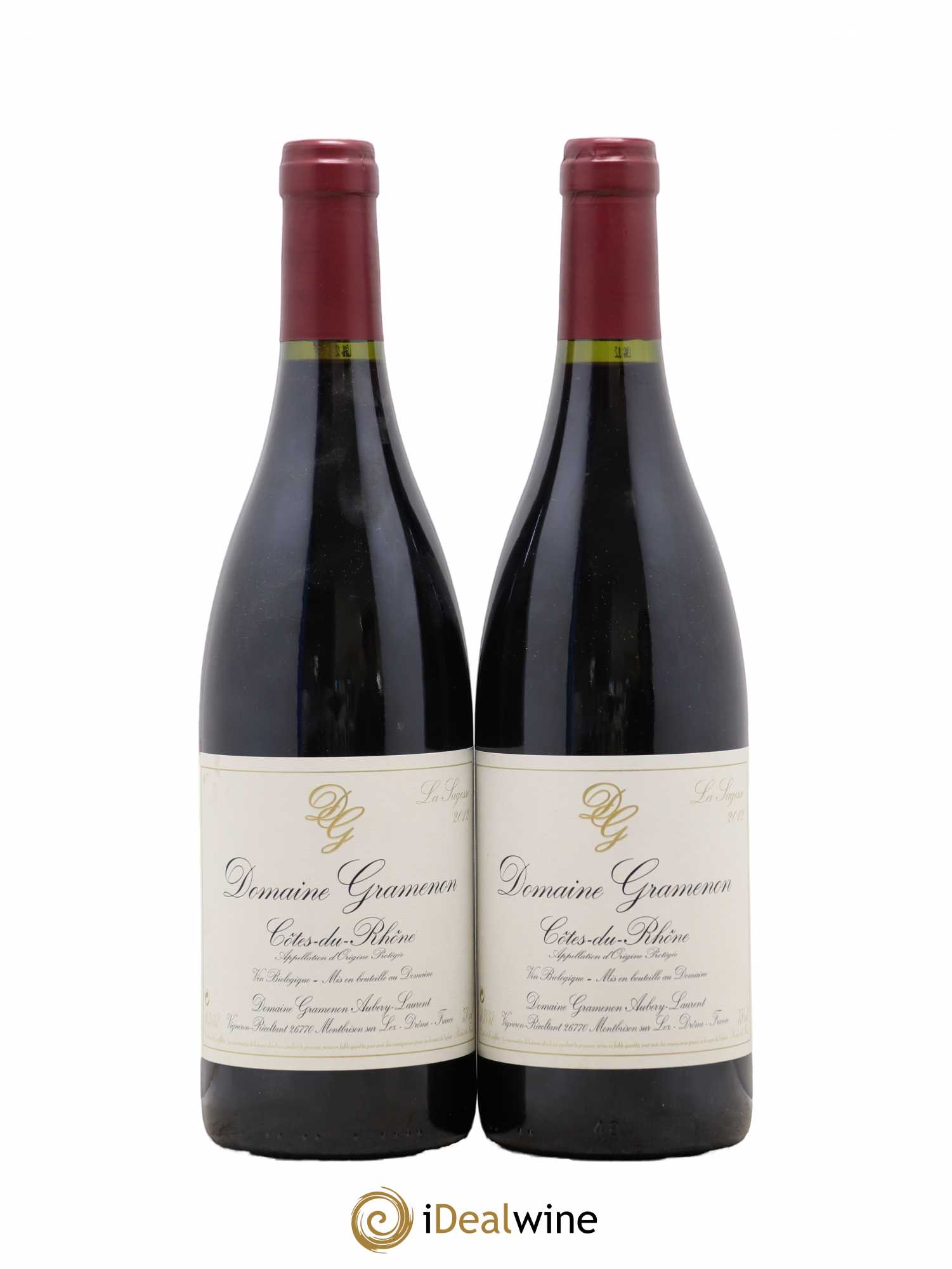 Côtes-du-Rhône La Sagesse Gramenon (Domaine) 2012 - Lot de 2 bouteilles - 0