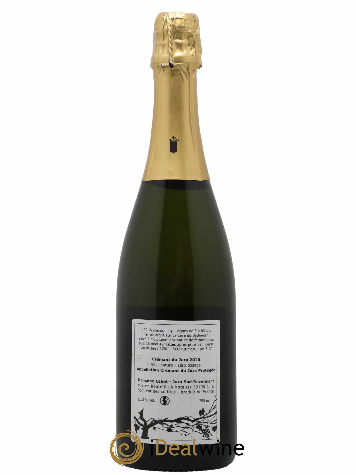 Crémant du Jura Romain - Julien - Charline Labet 2020 - Lotto di 1 bottiglia - 1