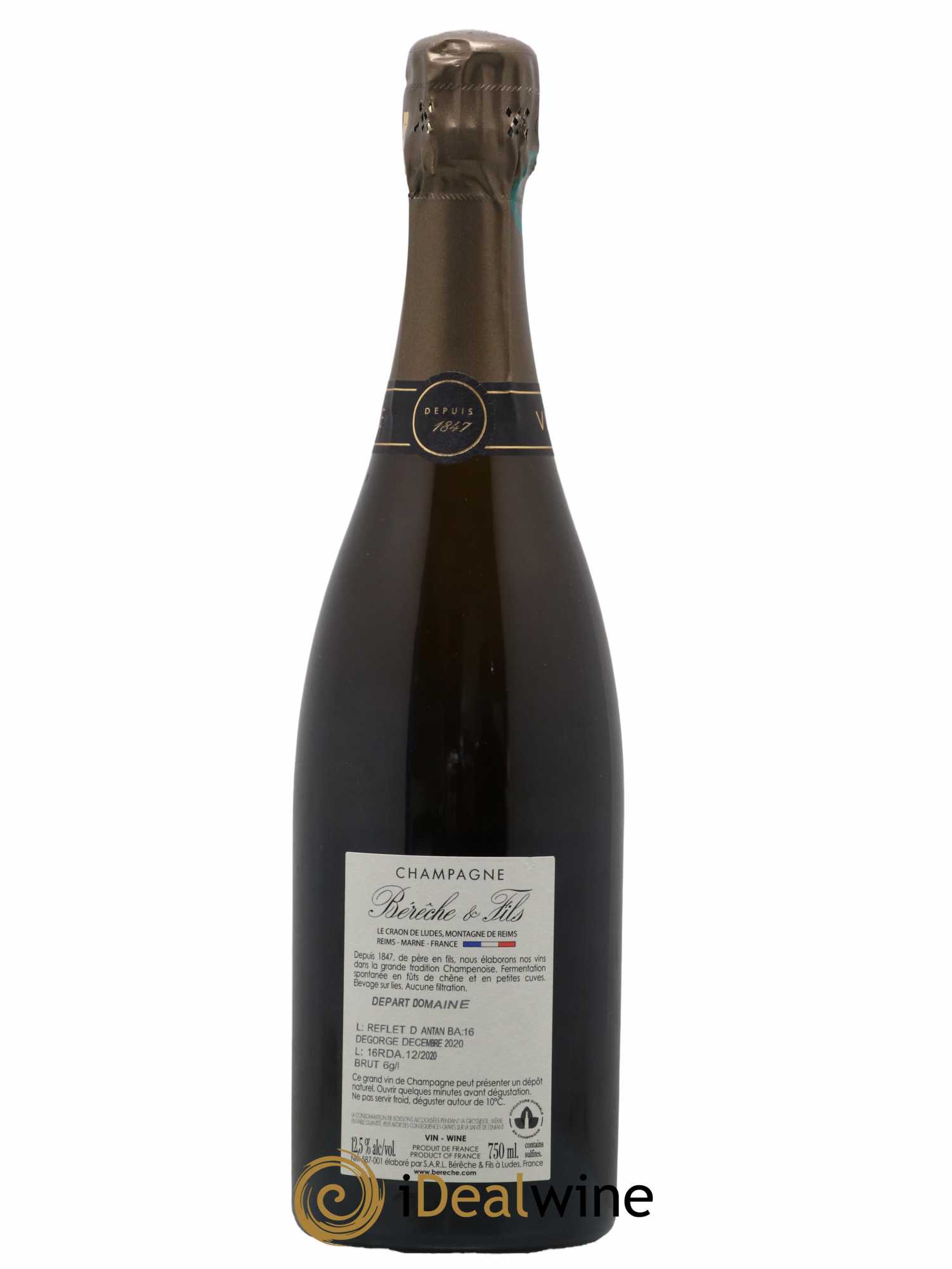 Reflet d'Antan Bérêche et Fils - Lot de 1 bouteille - 1