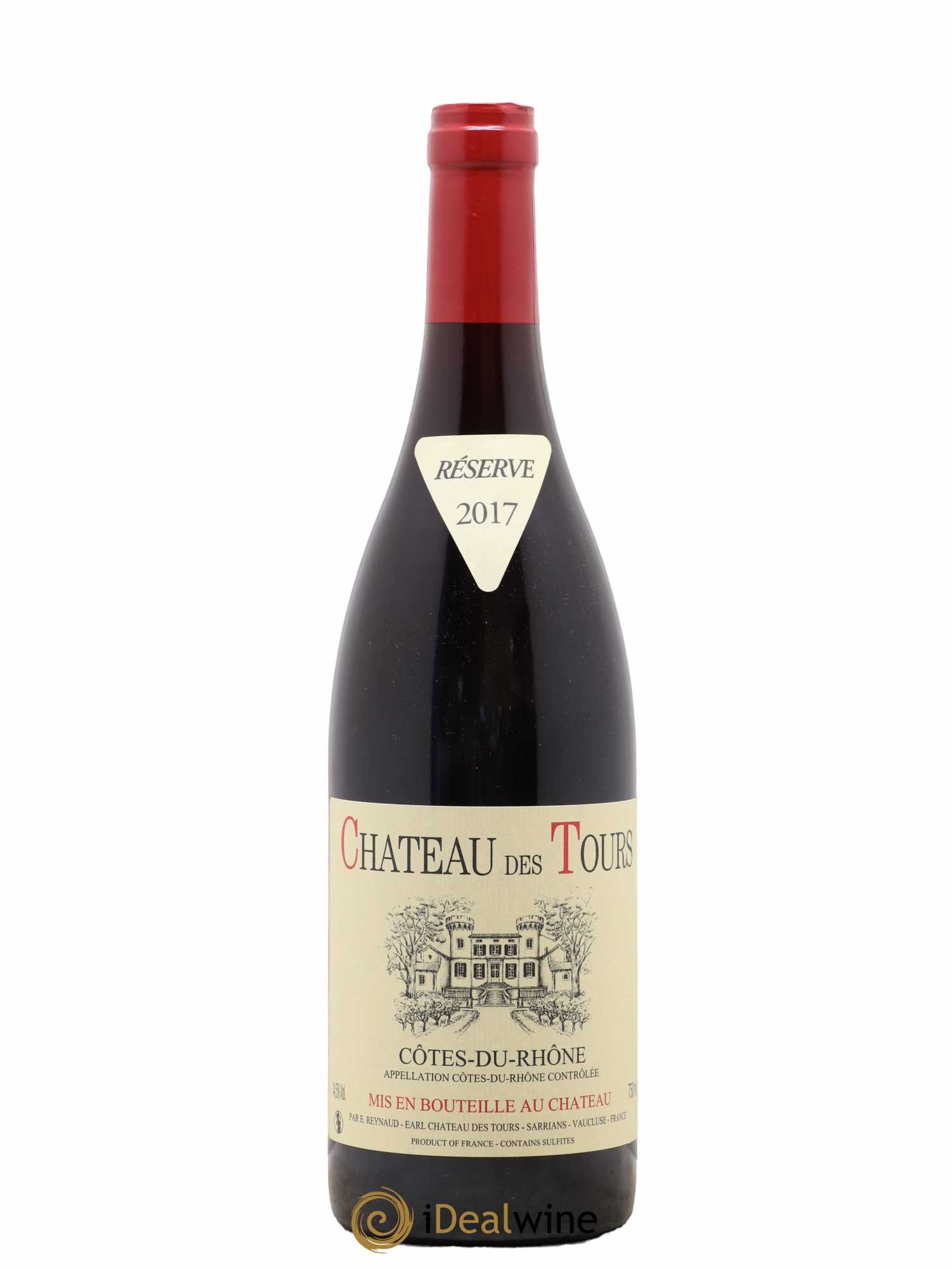 Côtes-du-Rhône Château des Tours Emmanuel Reynaud 2017 - Lot de 1 bouteille - 0