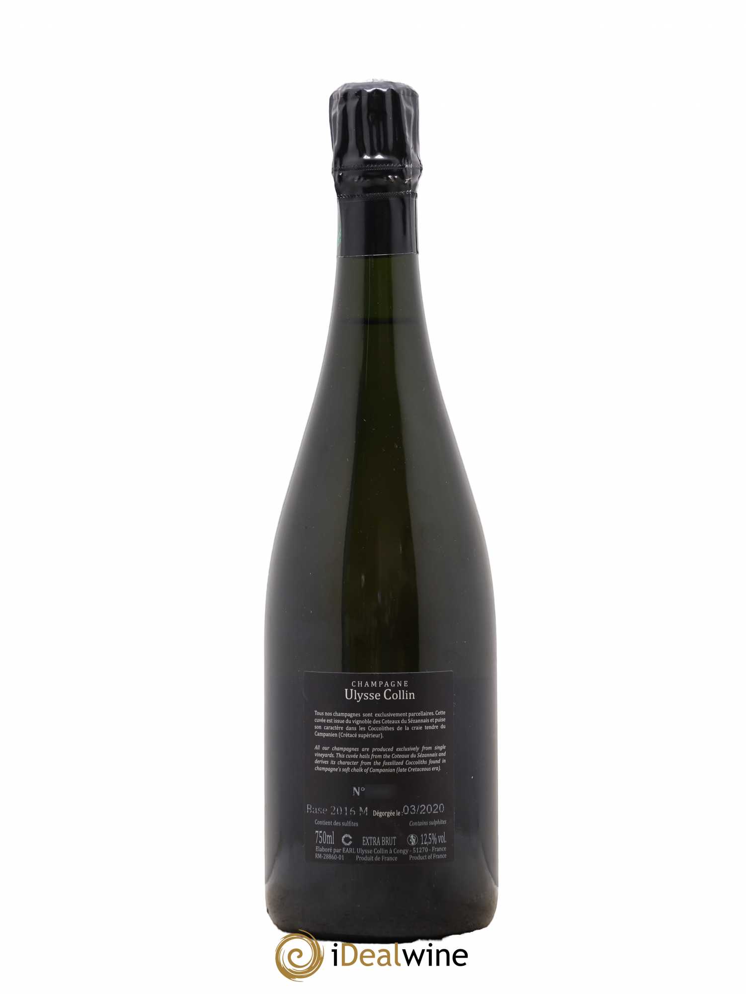 Les Maillons Blanc de Noirs Extra-Brut Ulysse Collin - Lot de 1 bouteille - 1
