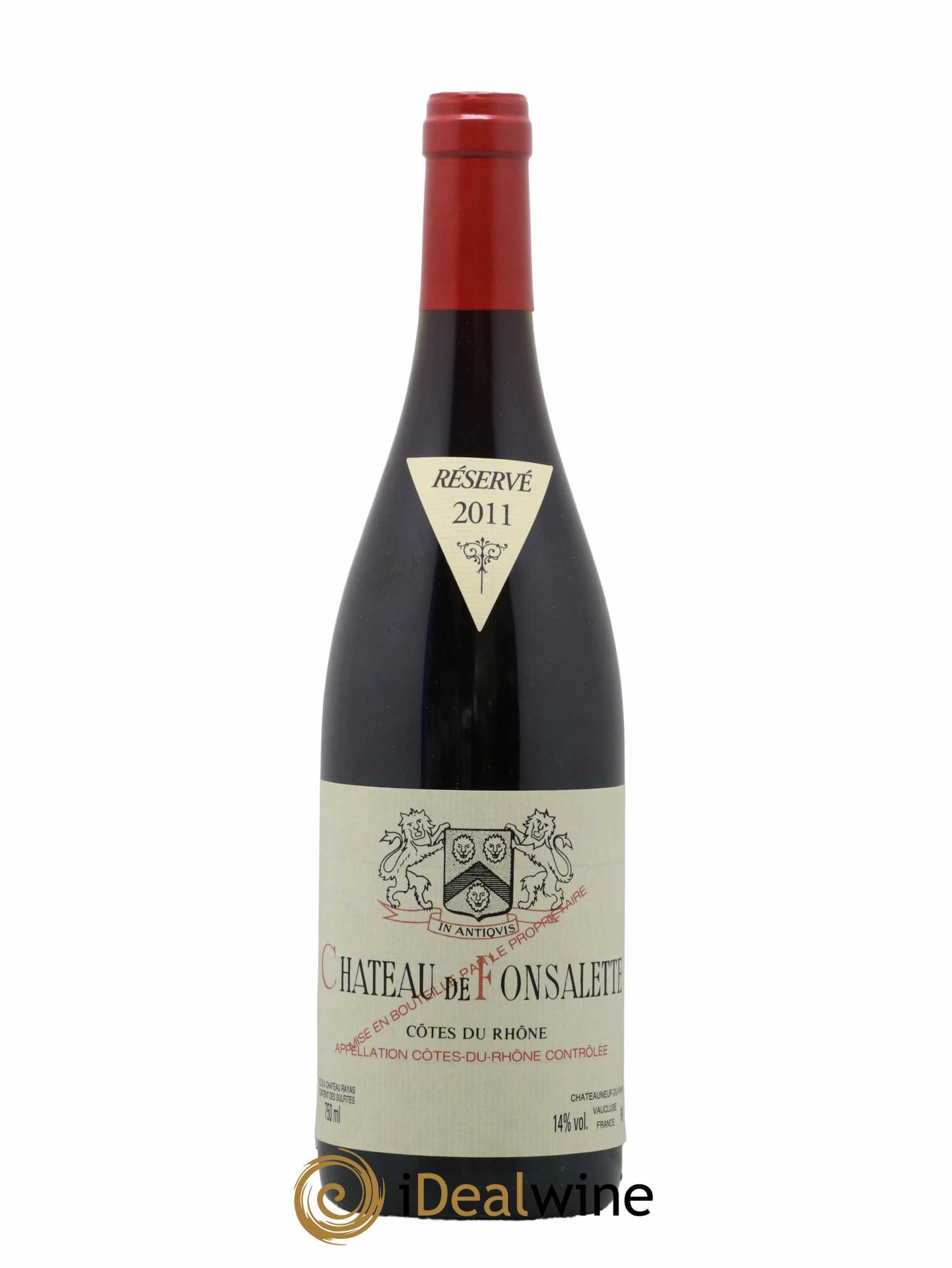 Côtes-du-Rhône Château de Fonsalette Emmanuel Reynaud 2011 - Lot de 1 bouteille - 0