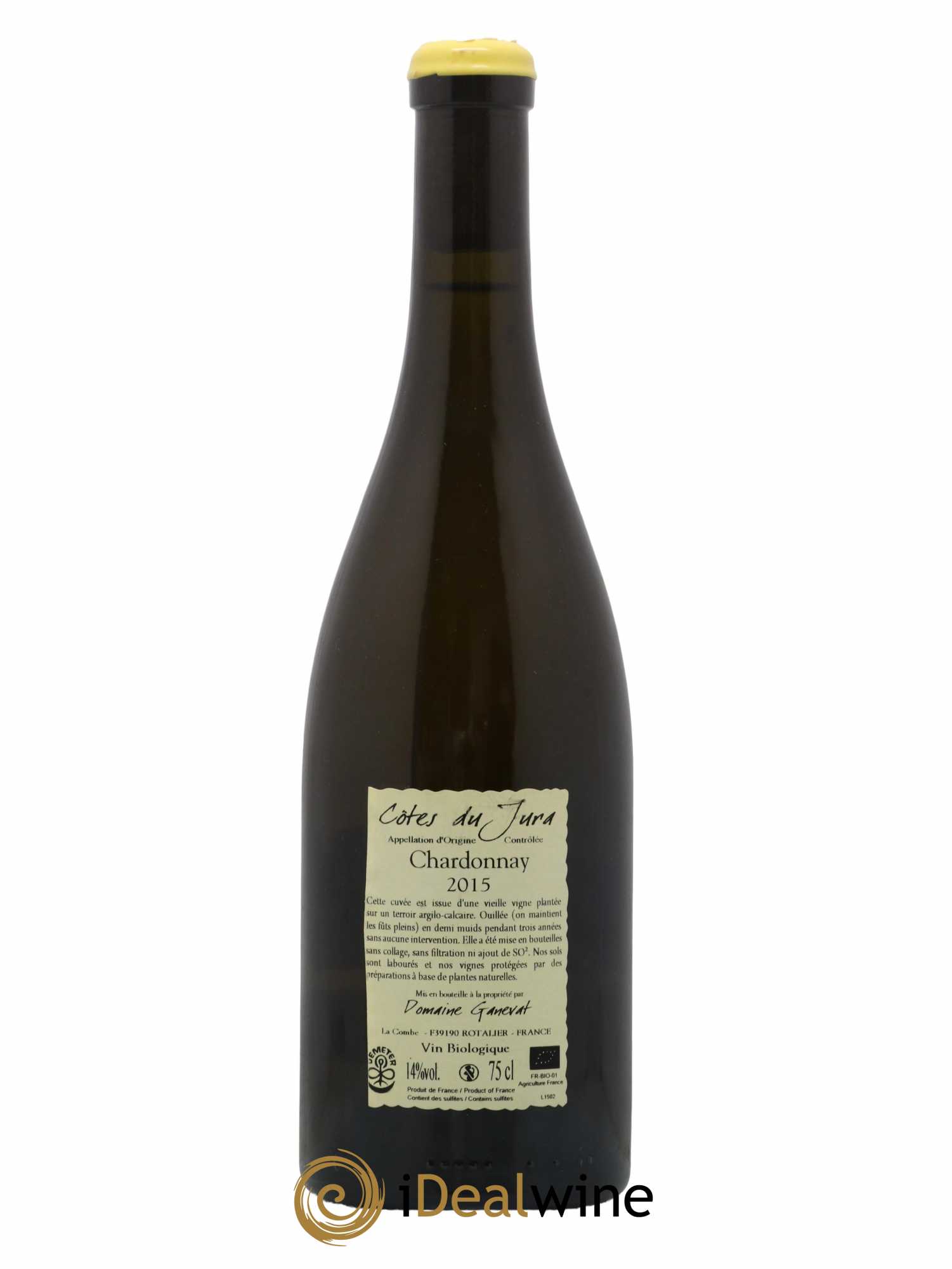 Côtes du Jura Les Chamois du Paradis Jean-François Ganevat (Domaine) 2015 - Lot de 1 bouteille - 1
