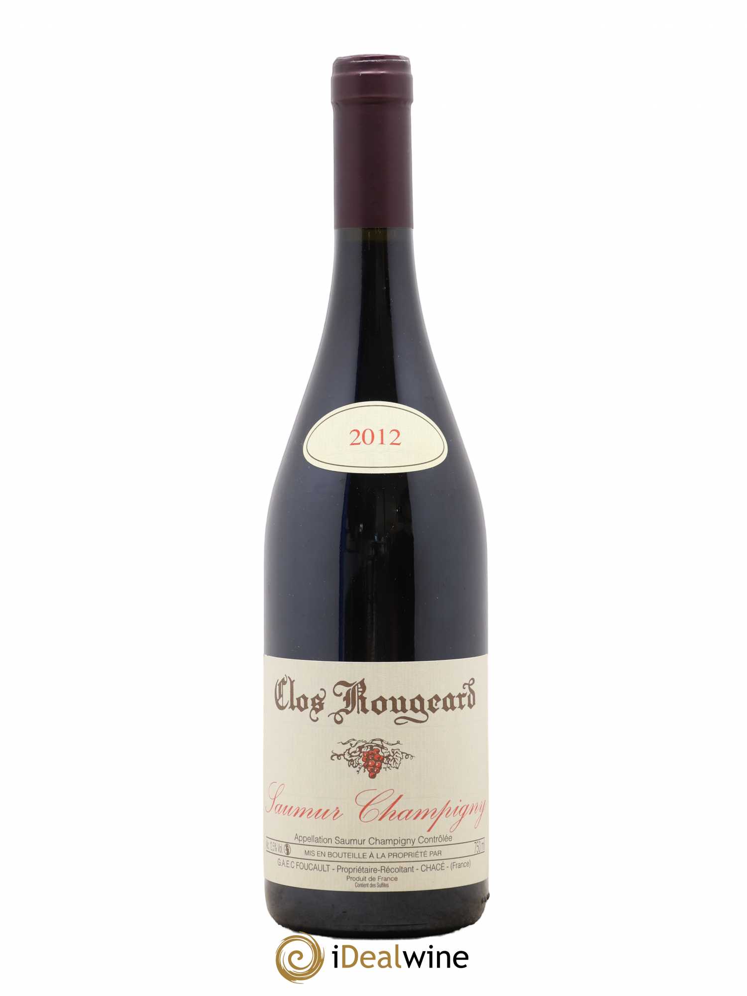 Saumur-Champigny Clos Rougeard 2012 - Lot de 1 bouteille - 0