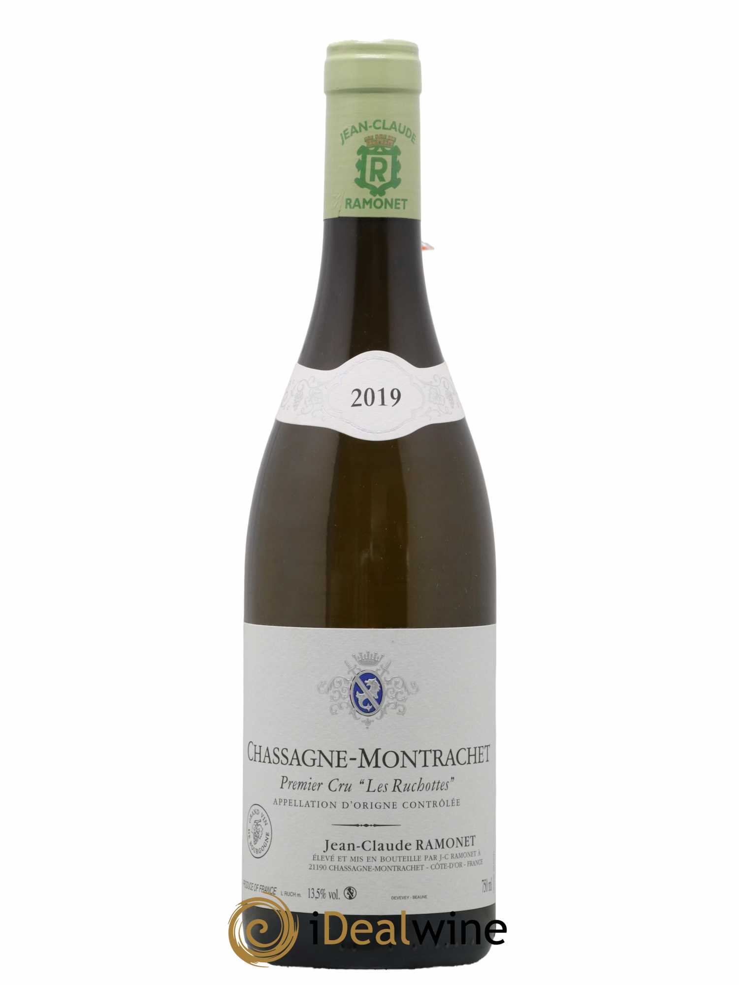 Chassagne-Montrachet 1er Cru Les Ruchottes Ramonet (Domaine) 2019 - Lot de 1 bouteille - 0