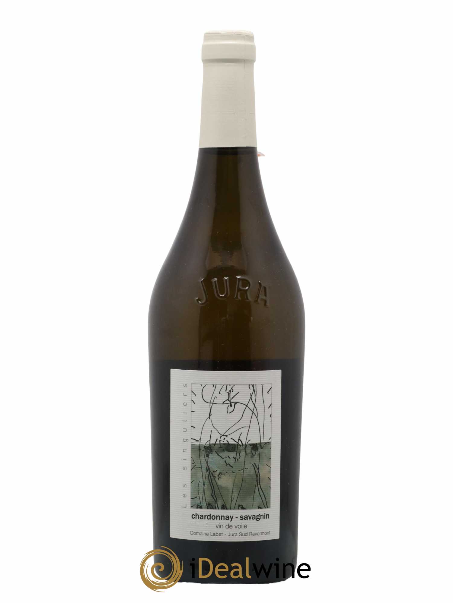 Côtes du Jura Vin de Voile Chardonnay-Savagnin cuvée de garde Romain - Julien - Charline Labet 2019 - Lot de 1 bouteille - 0