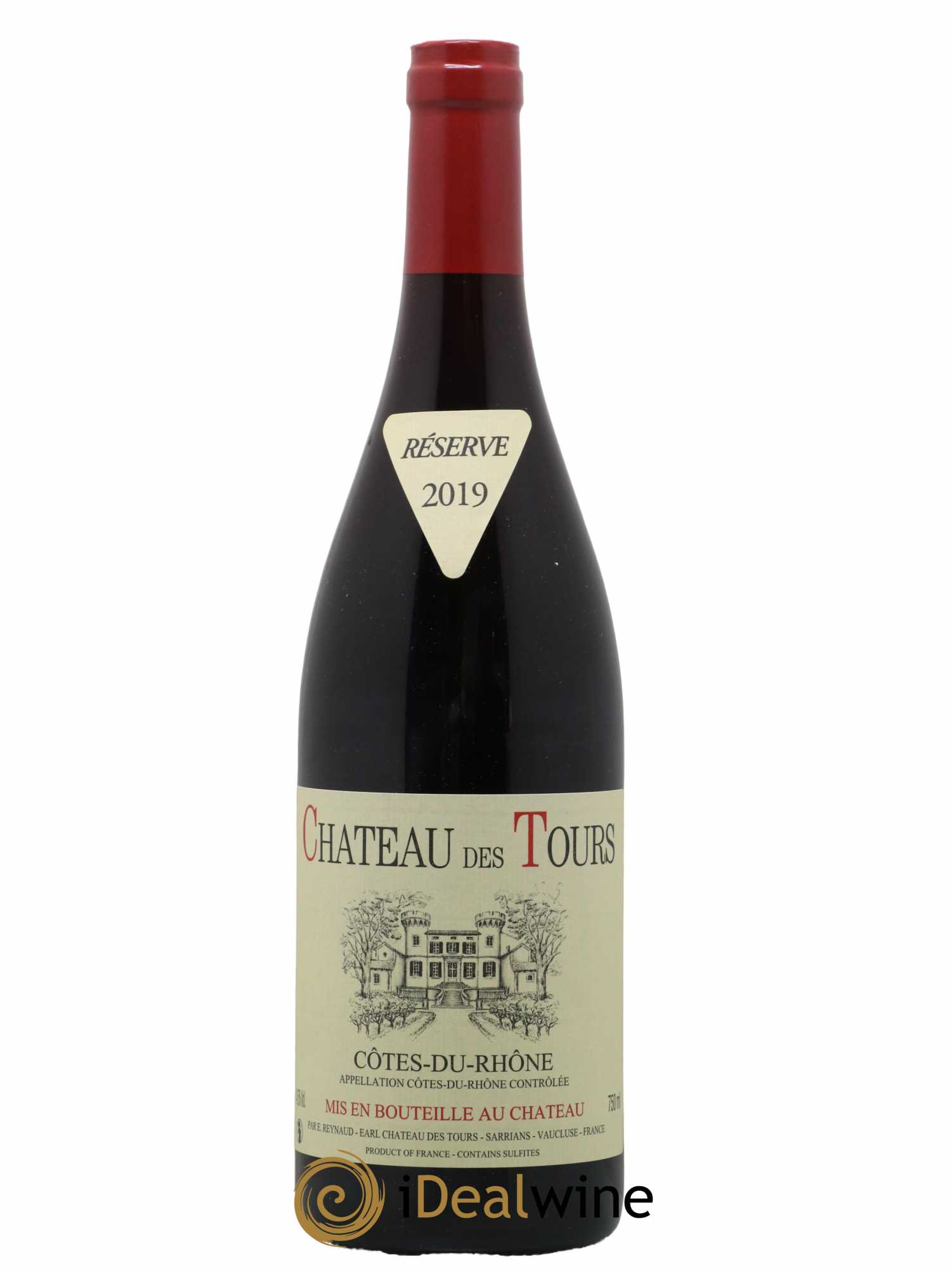 Côtes-du-Rhône Château des Tours Emmanuel Reynaud 2019 - Lot de 1 bouteille - 0