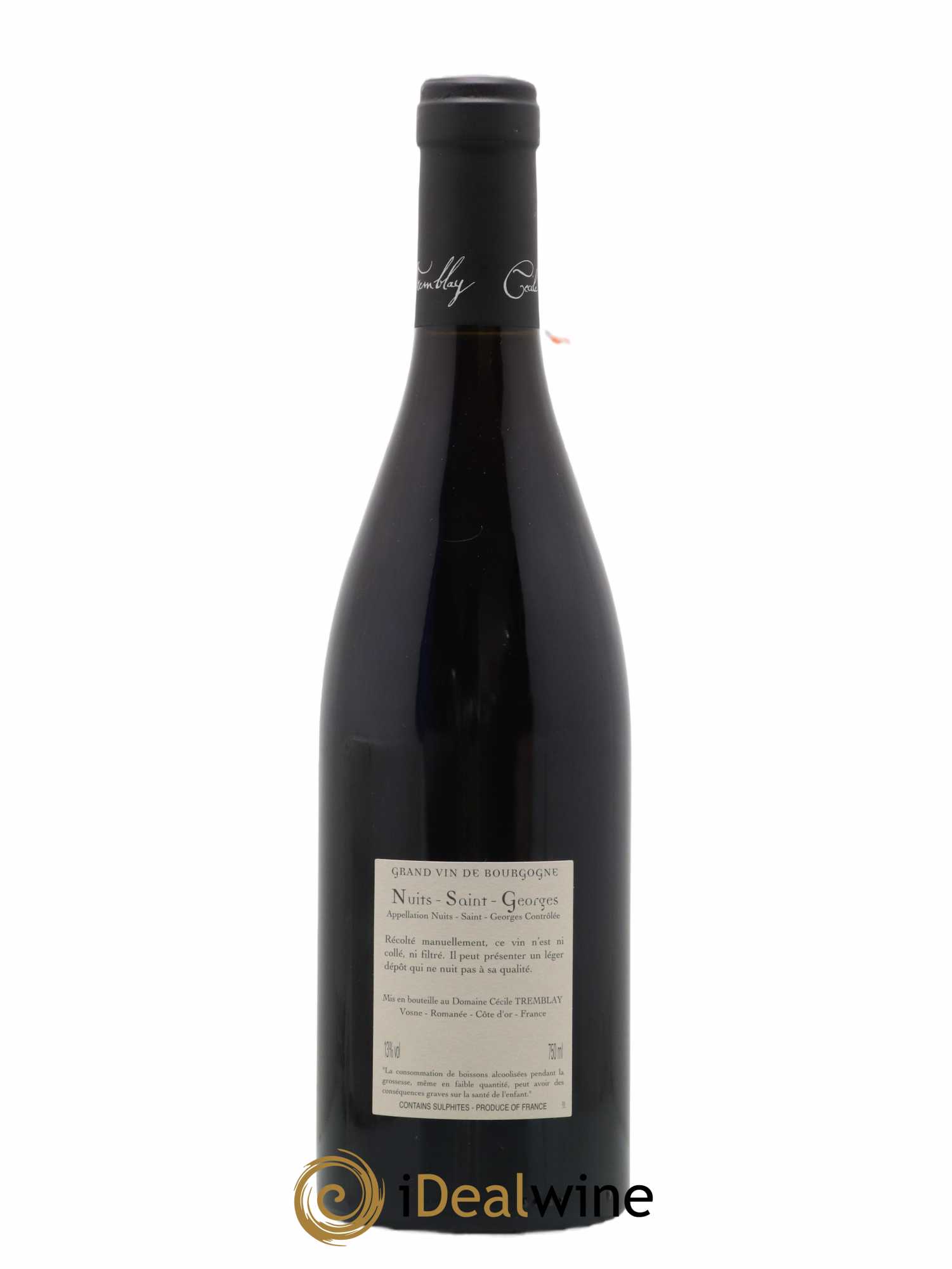 Nuits-Saint-Georges Albuca Cécile Tremblay 2017 - Lot de 1 bouteille - 1