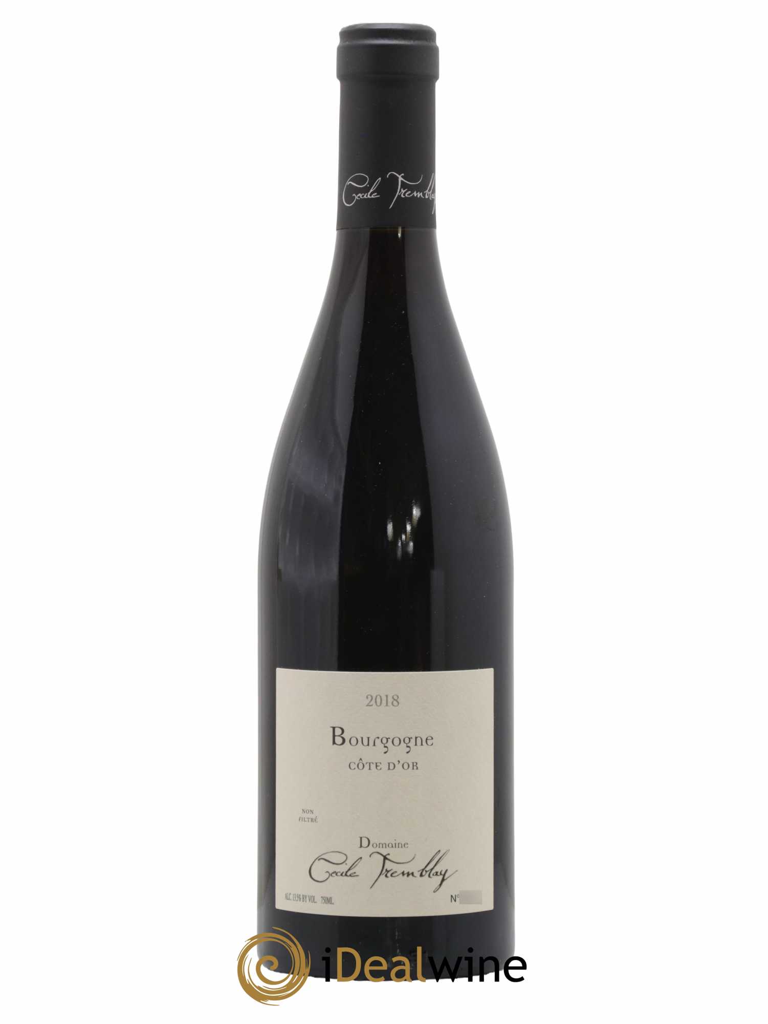 Bourgogne Côte-d'Or Cécile Tremblay 2018 - Lot de 1 bouteille - 0