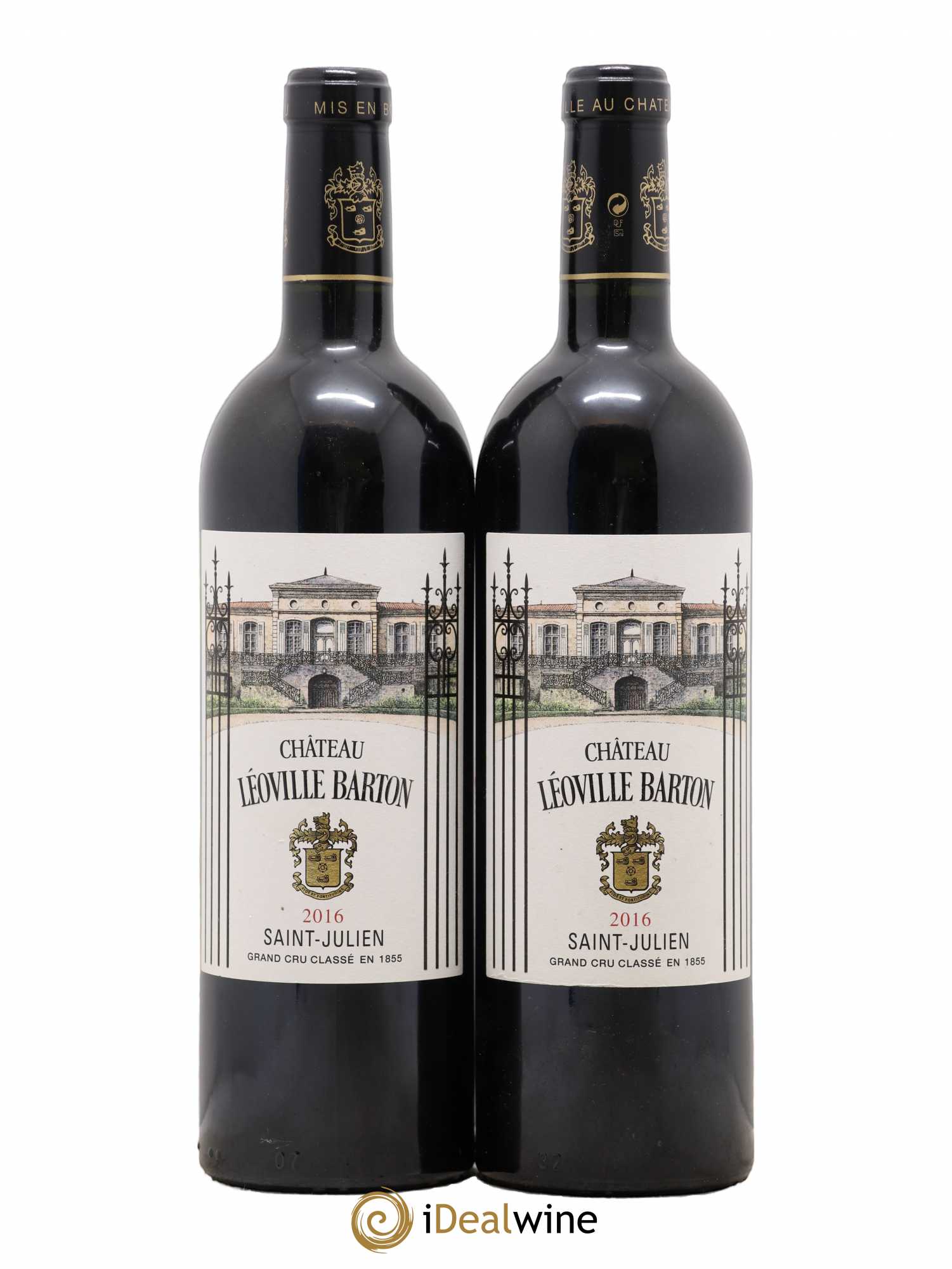Château Léoville Barton 2ème Grand Cru Classé 2016 - Lot de 2 bouteilles - 0