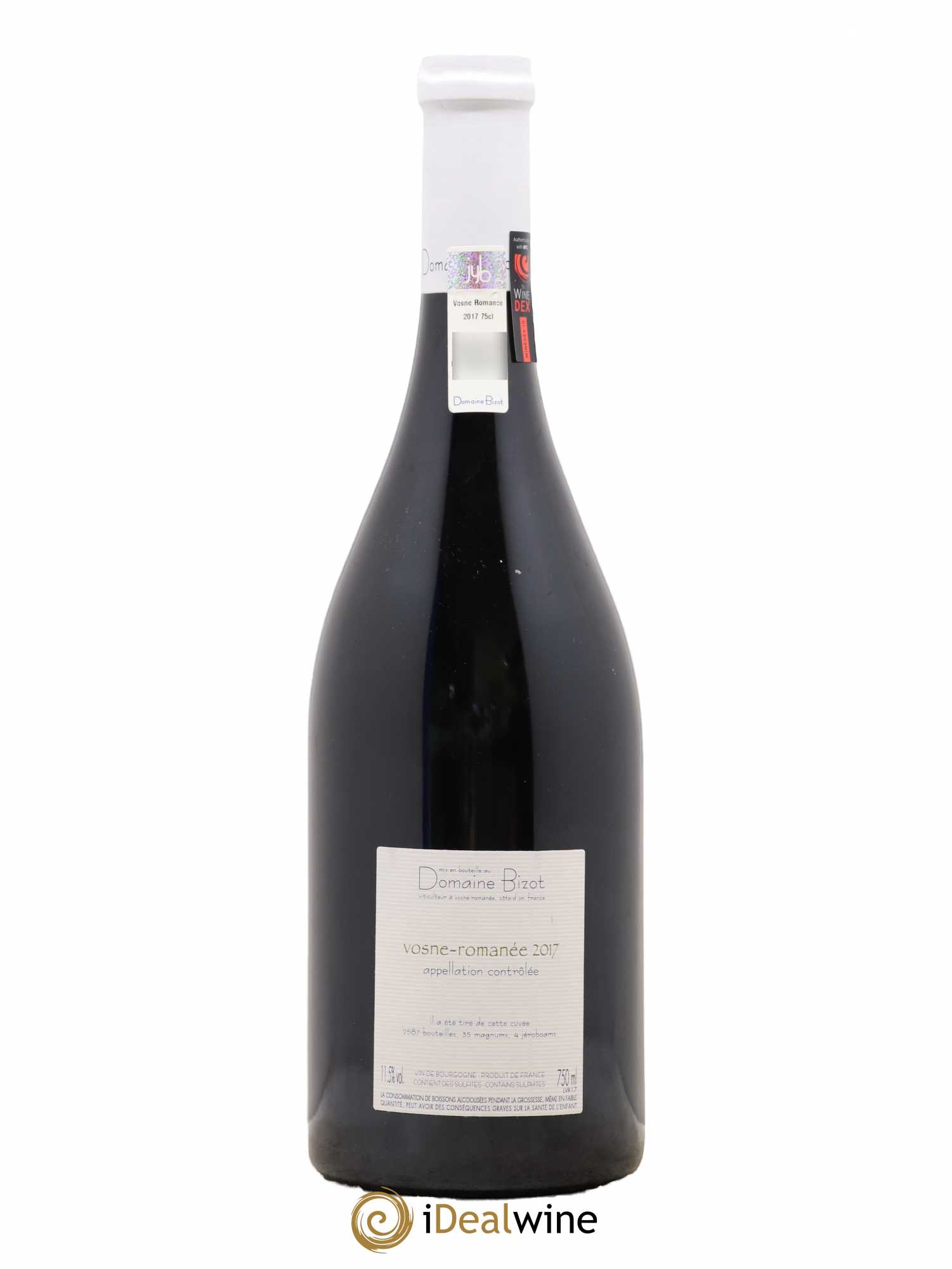 Vosne-Romanée Bizot (Domaine) 2017 - Lot de 1 bouteille - 1