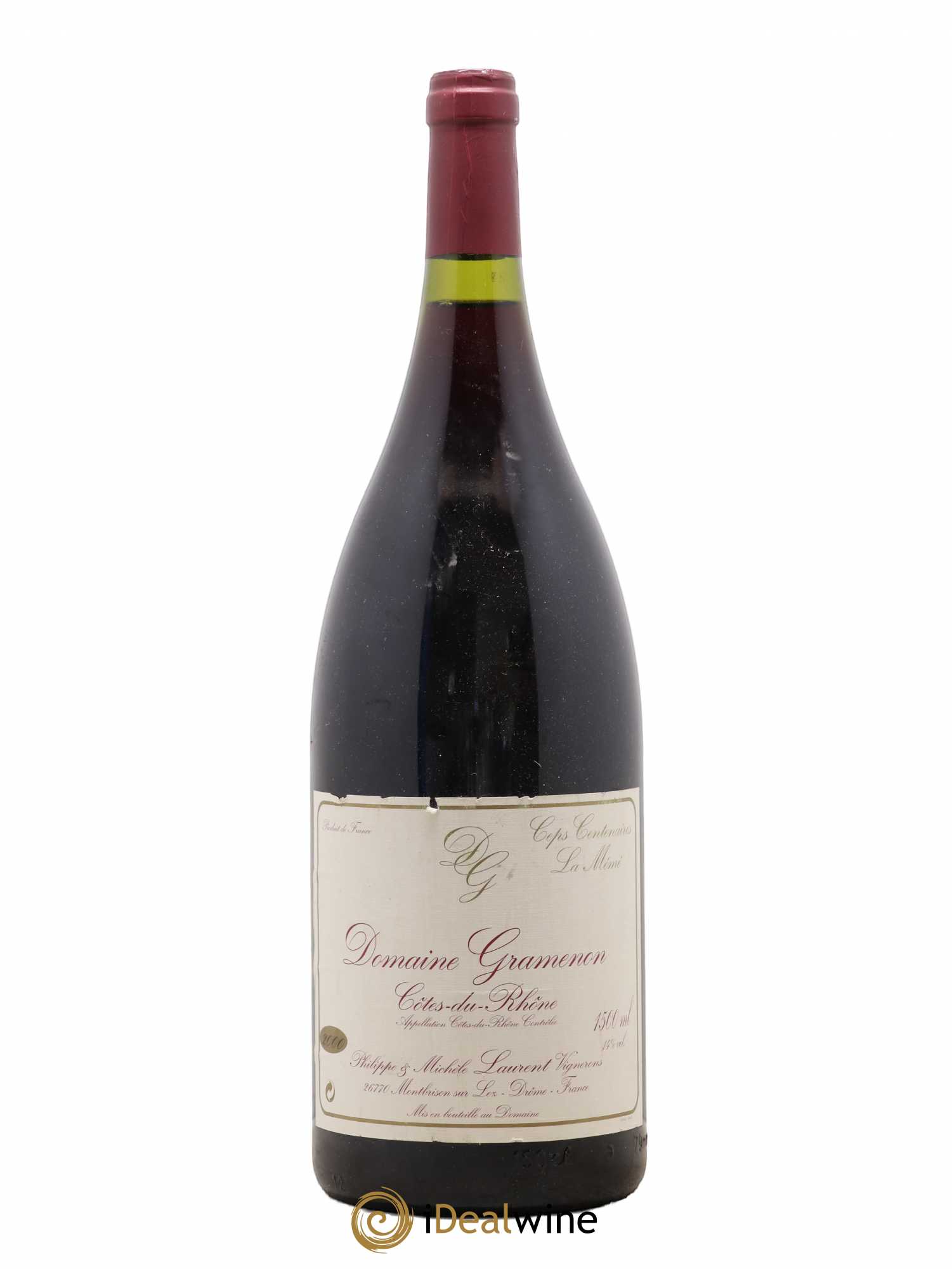 Vin de France La Mémé Ceps Centenaires Gramenon (Domaine) 2000 - Lot de 1 magnum - 0