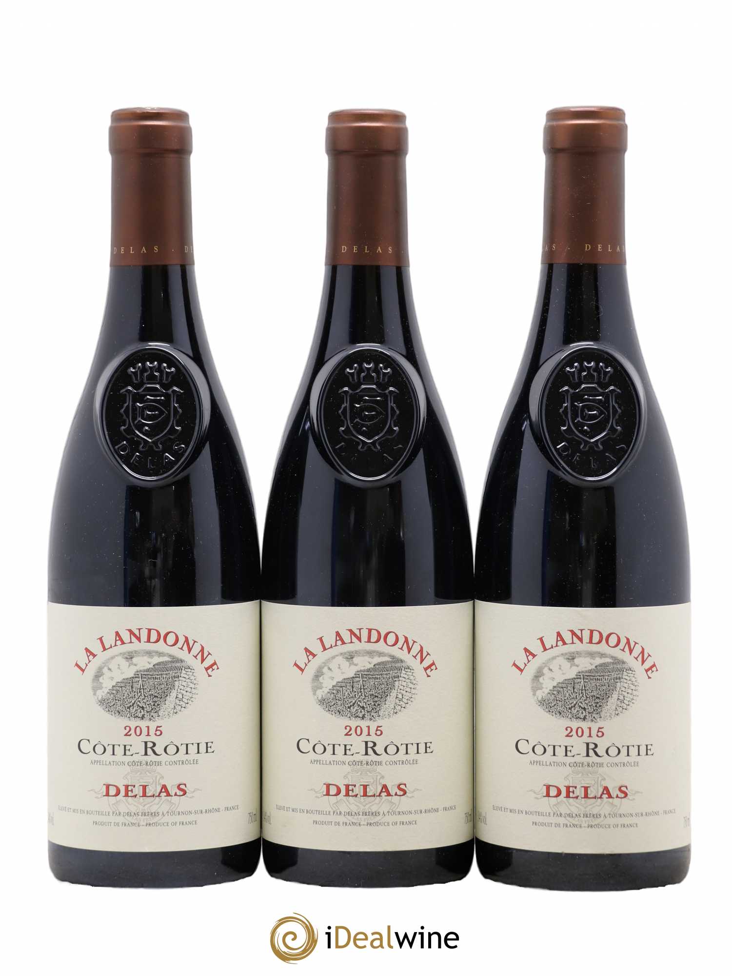 Côte-Rôtie La Landonne Delas Frères 2015 - Lot de 3 bouteilles - 0