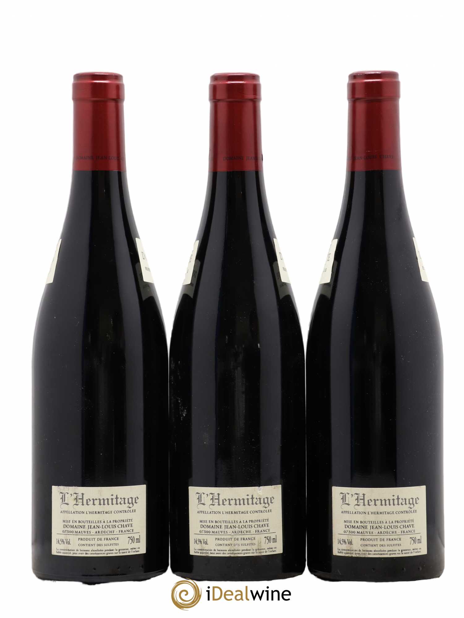 Hermitage Jean-Louis Chave 2014 - Lot de 3 bouteilles - 1