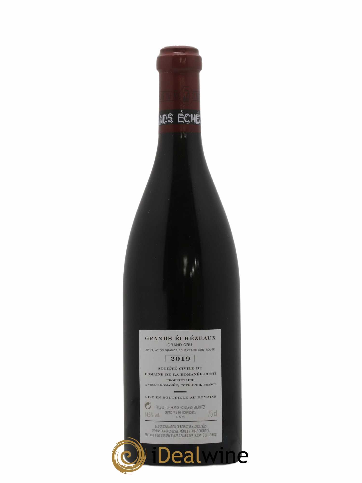 Grands-Echezeaux Grand Cru Domaine de la Romanée-Conti 2019 - Lot de 1 bouteille - 1