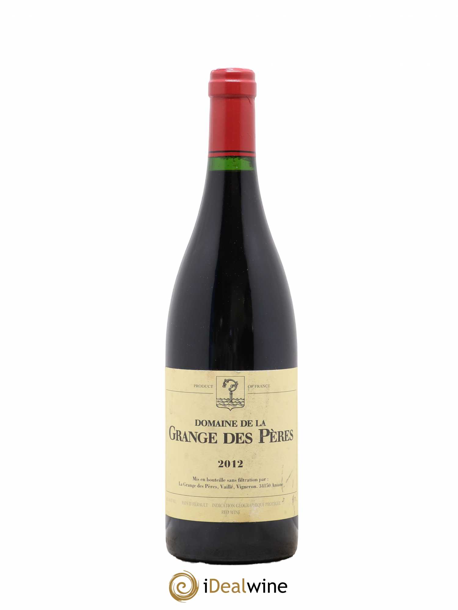 Pays d'Hérault Grange des Pères Laurent Vaillé 2012 - Lot de 1 bouteille - 0