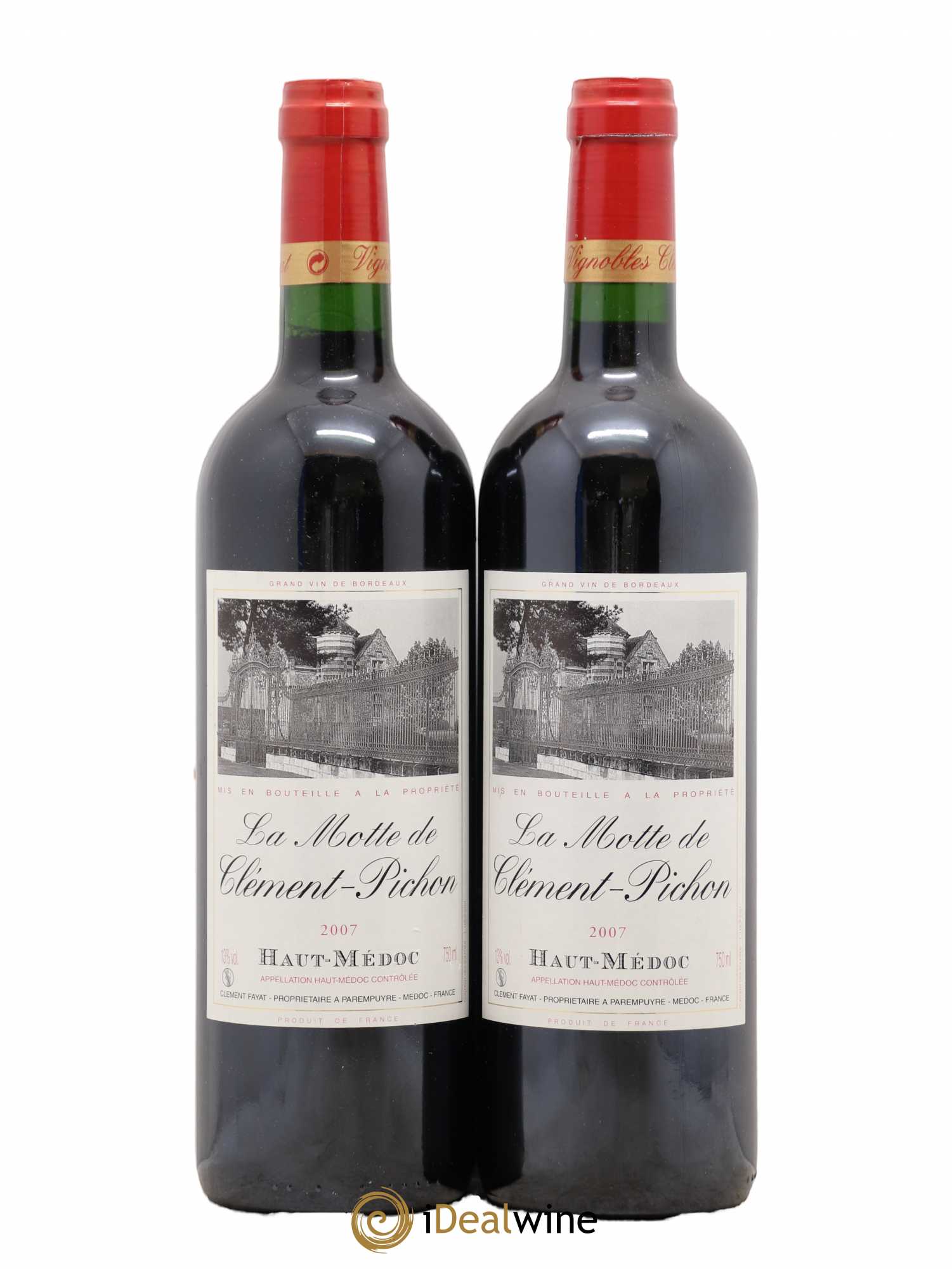 Haut Médoc La Motte de clément Pichon 2007 - Posten von 2 Flaschen - 0