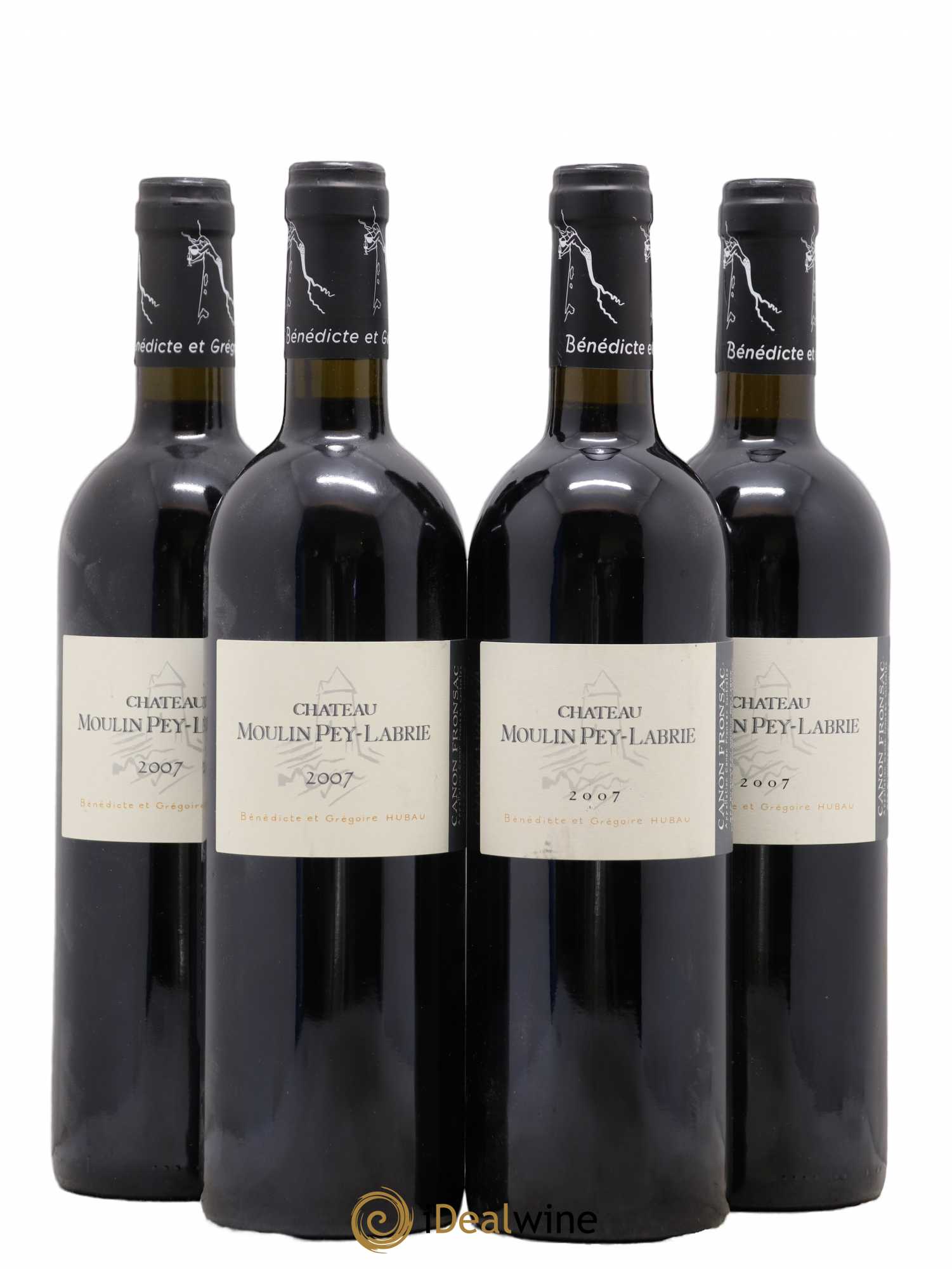 Château Moulin Pey-Labrie 2007 - Lot de 4 bouteilles - 0