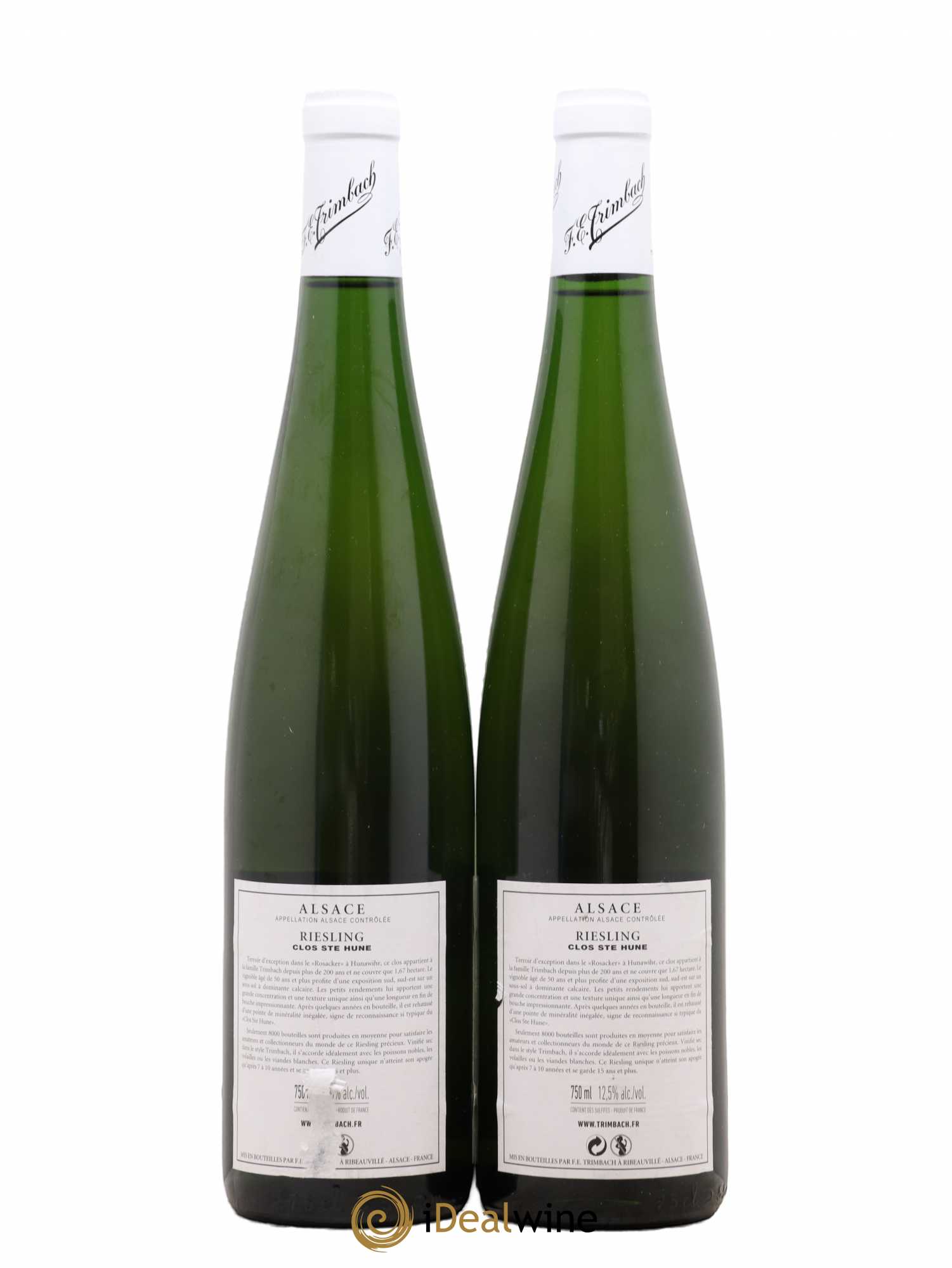 Alsace Riesling Clos Sainte-Hune Trimbach (Domaine) 2013 - Lot de 2 bouteilles - 1