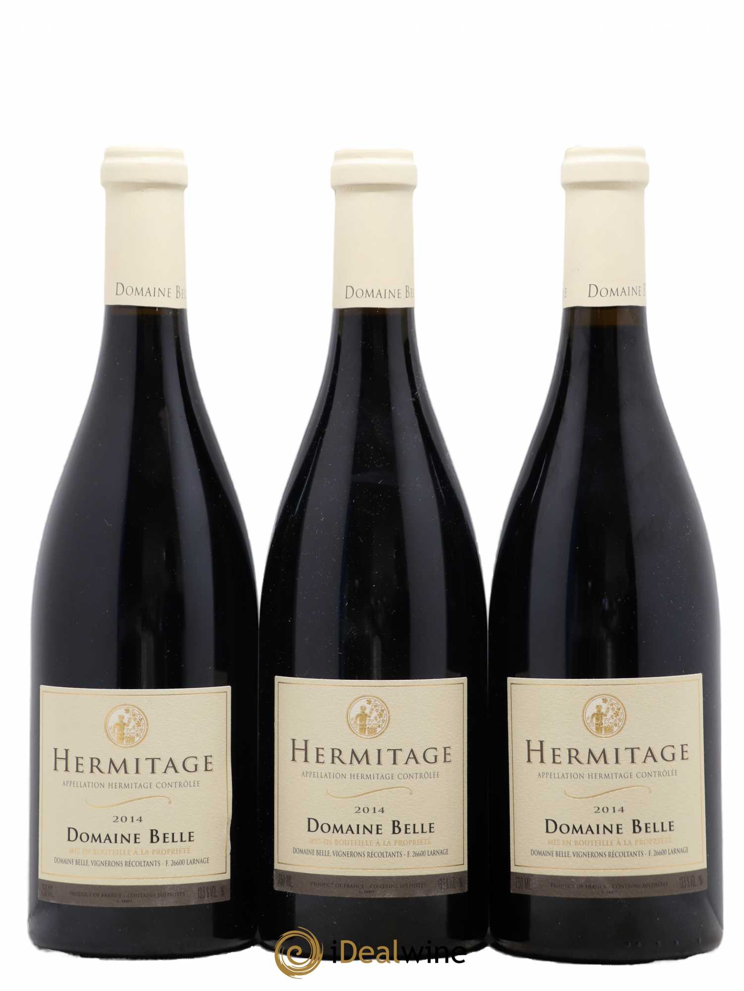 Hermitage Domaine Belle 2014 - Lot de 3 bouteilles - 0