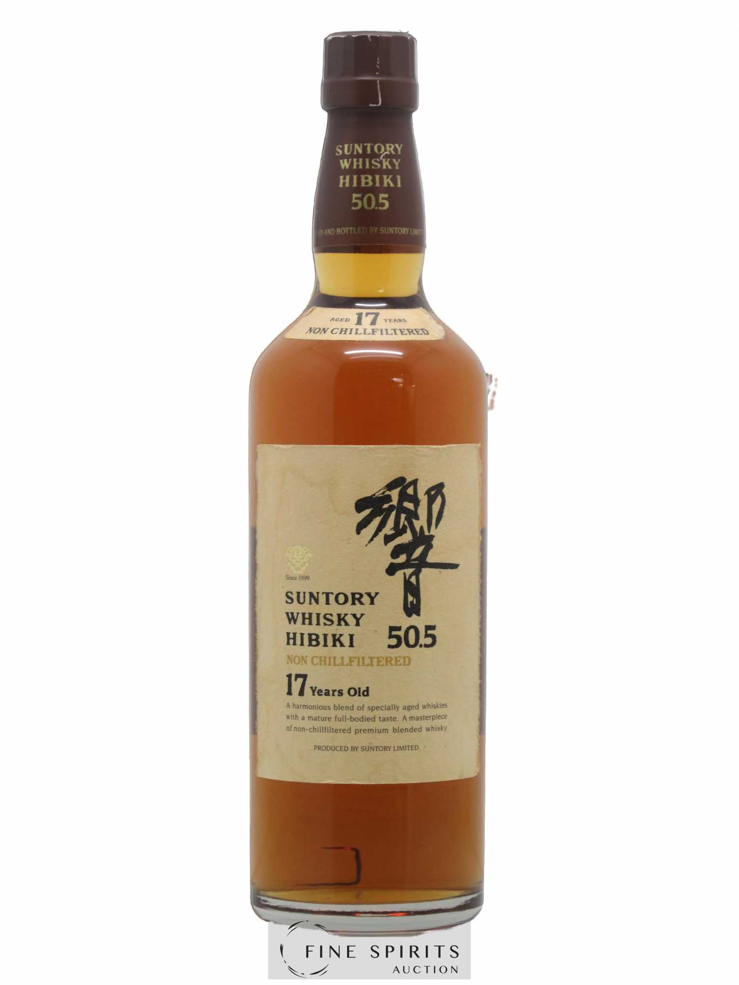 Hibiki 17 years Of. Suntory Non Chillfiltered - Lot de 1 bouteille - 0