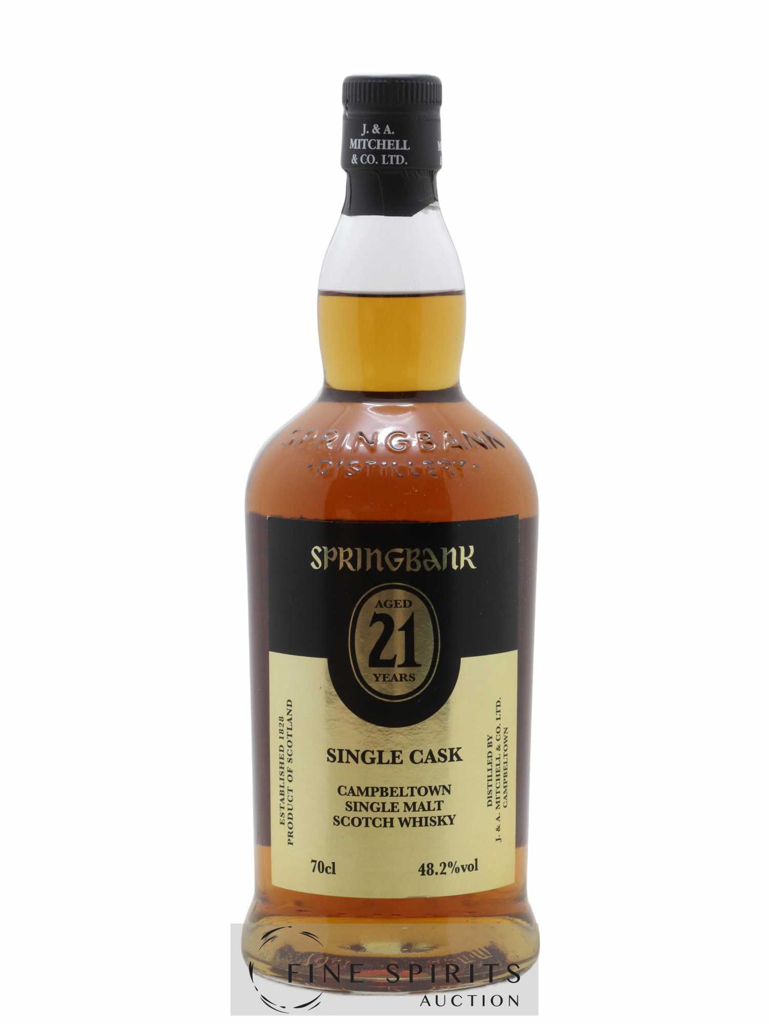 Springbank 21 years Of. Single Cask One of 336 Dugas Exclusivité - Lot de 1 bouteille - 0