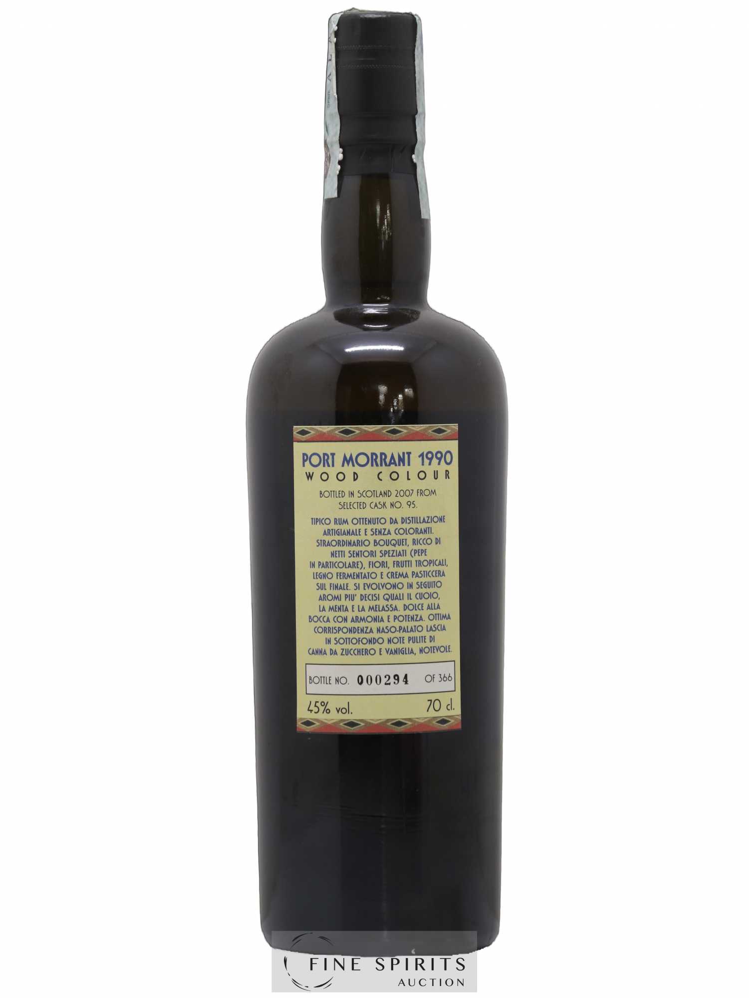 Port Morrant 1990 Samaroli Wood Colour Cask n°95 - One of 366 - bottled 2007 - Lot de 1 bouteille - 1