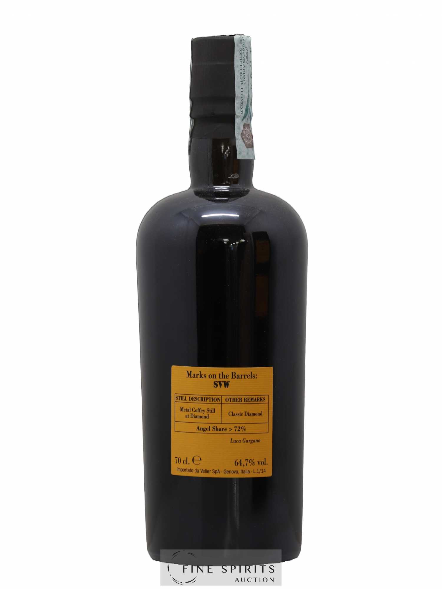 Diamond 15 years 1999 Velier SVW One of 1411 - bottled 2014 - Lot de 1 bouteille - 2