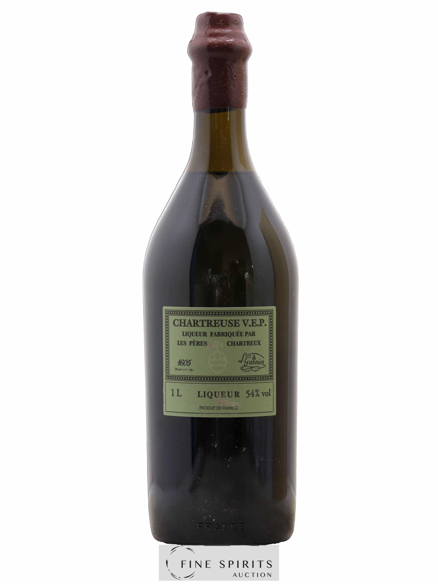 Chartreuse Of. Verte V.E.P. Mise 2022 1L - Lot of 1 bottle - 1