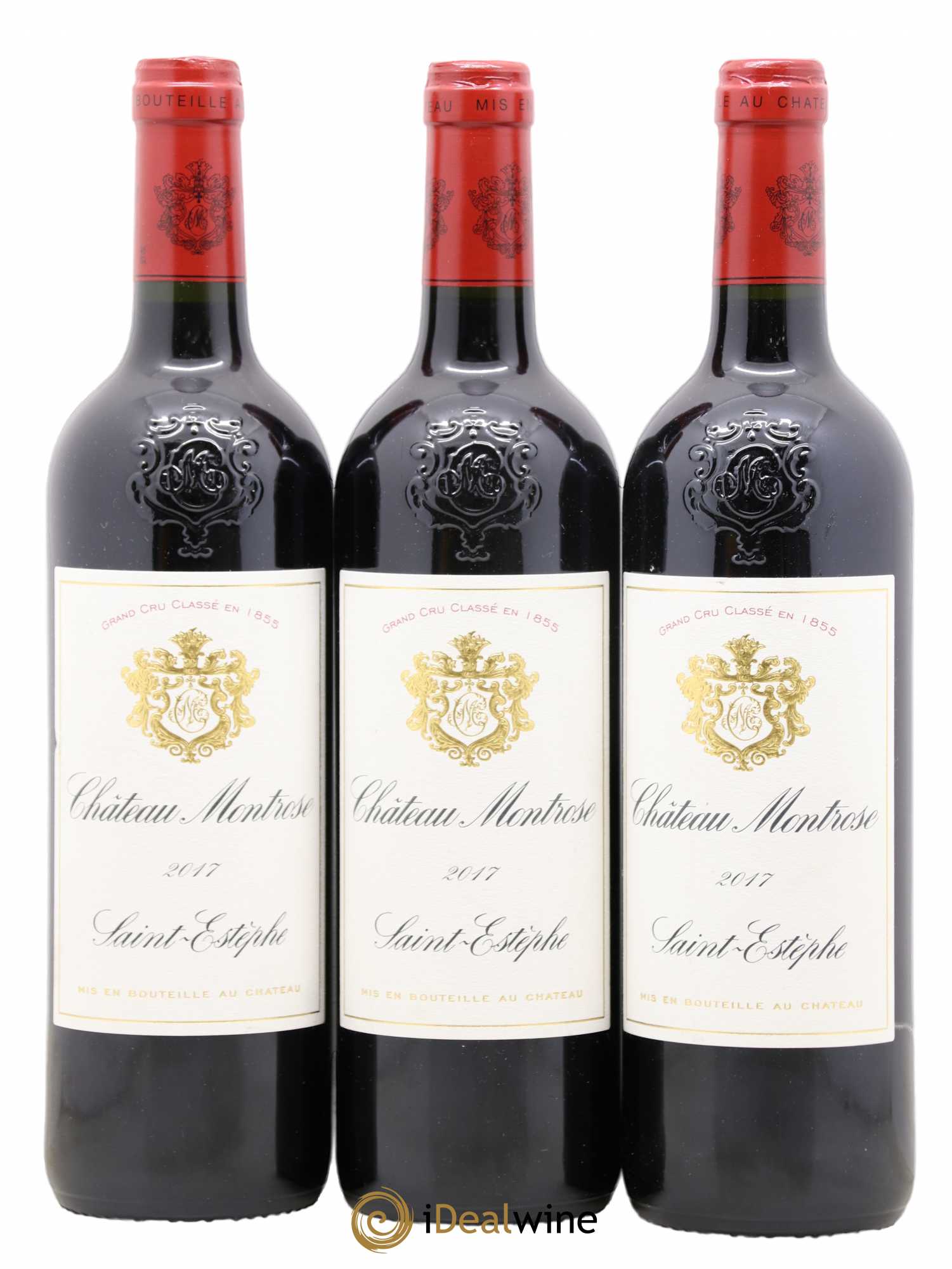 Château Montrose 2ème Grand Cru Classé 2017 - Lot de 3 bouteilles - 0