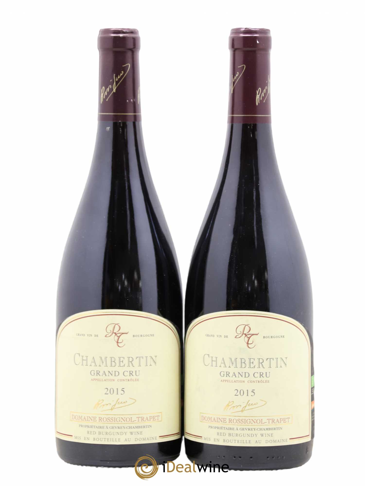 Chambertin Grand Cru Rossignol-Trapet (Domaine) 2015 - Lot de 2 bouteilles - 0