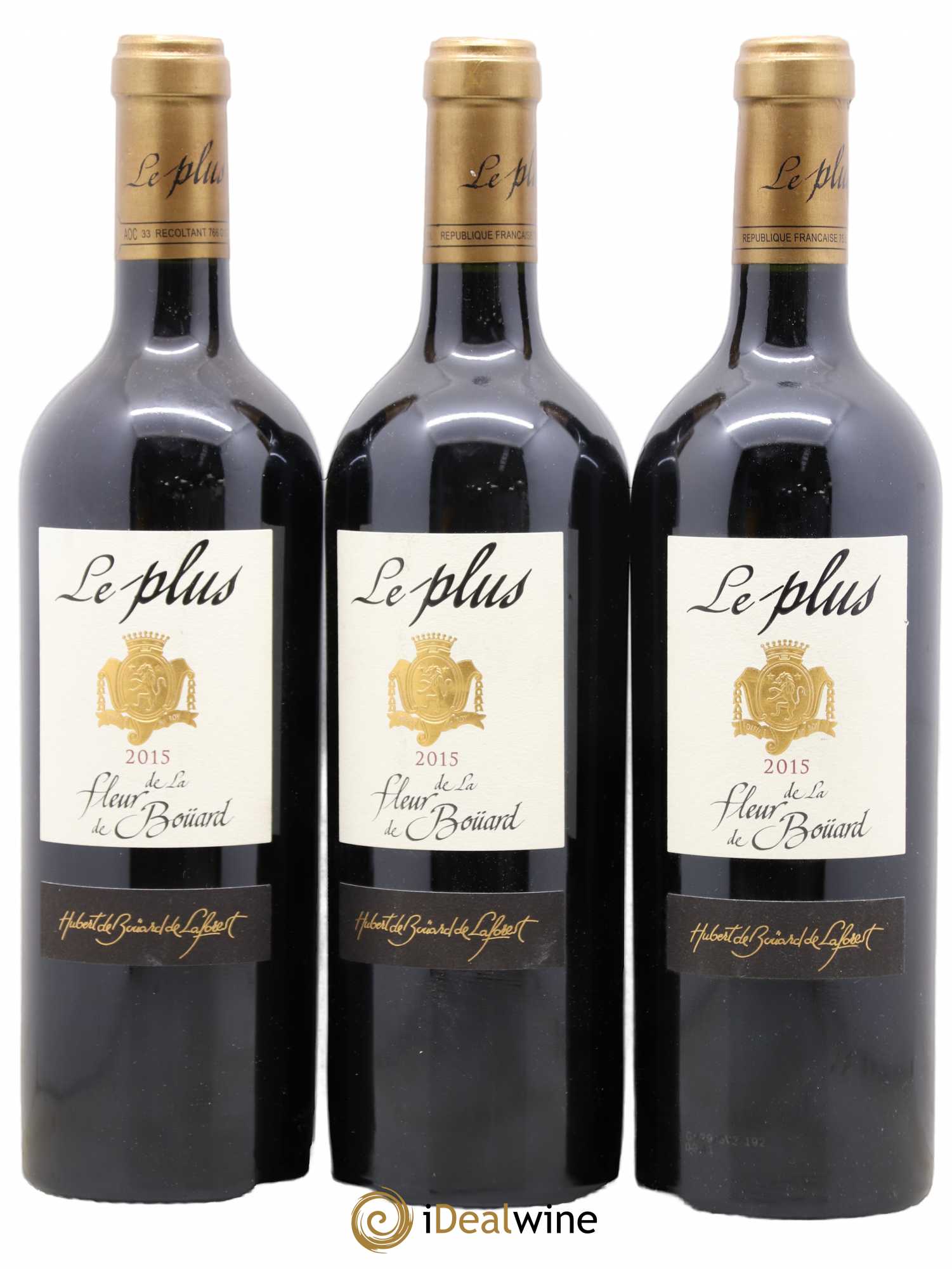 Le Plus de la Fleur de Boüard 2015 - Lot de 3 bouteilles - 0