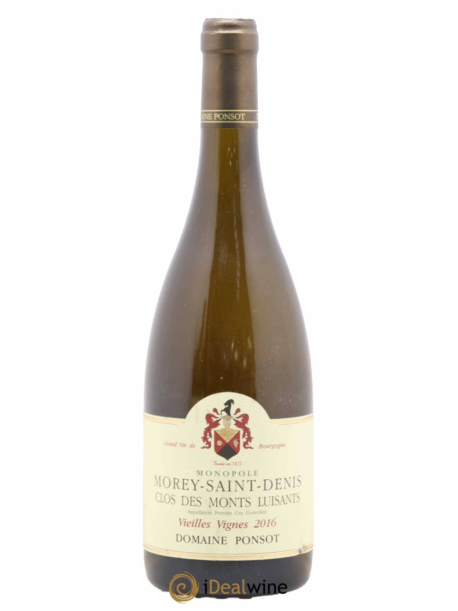 Morey-Saint-Denis 1er Cru Clos des Monts Luisants Vieilles Vignes Ponsot (Domaine) 2016 - Lot de 1 bouteille - 0