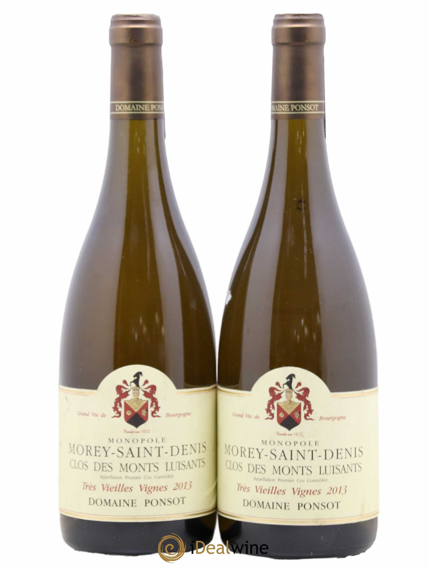 Morey-Saint-Denis 1er Cru Clos des Monts Luisants Vieilles Vignes Ponsot (Domaine) 2013 - Lot de 2 bouteilles - 0