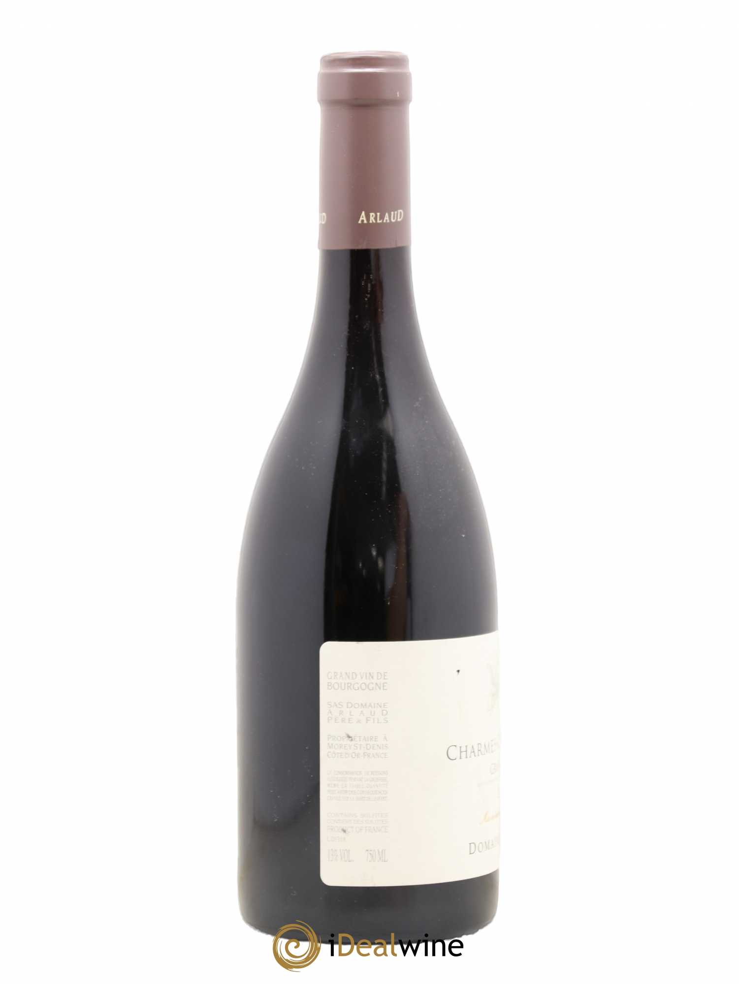 Charmes-Chambertin Grand Cru Arlaud 2013 - Lot de 1 bouteille - 1