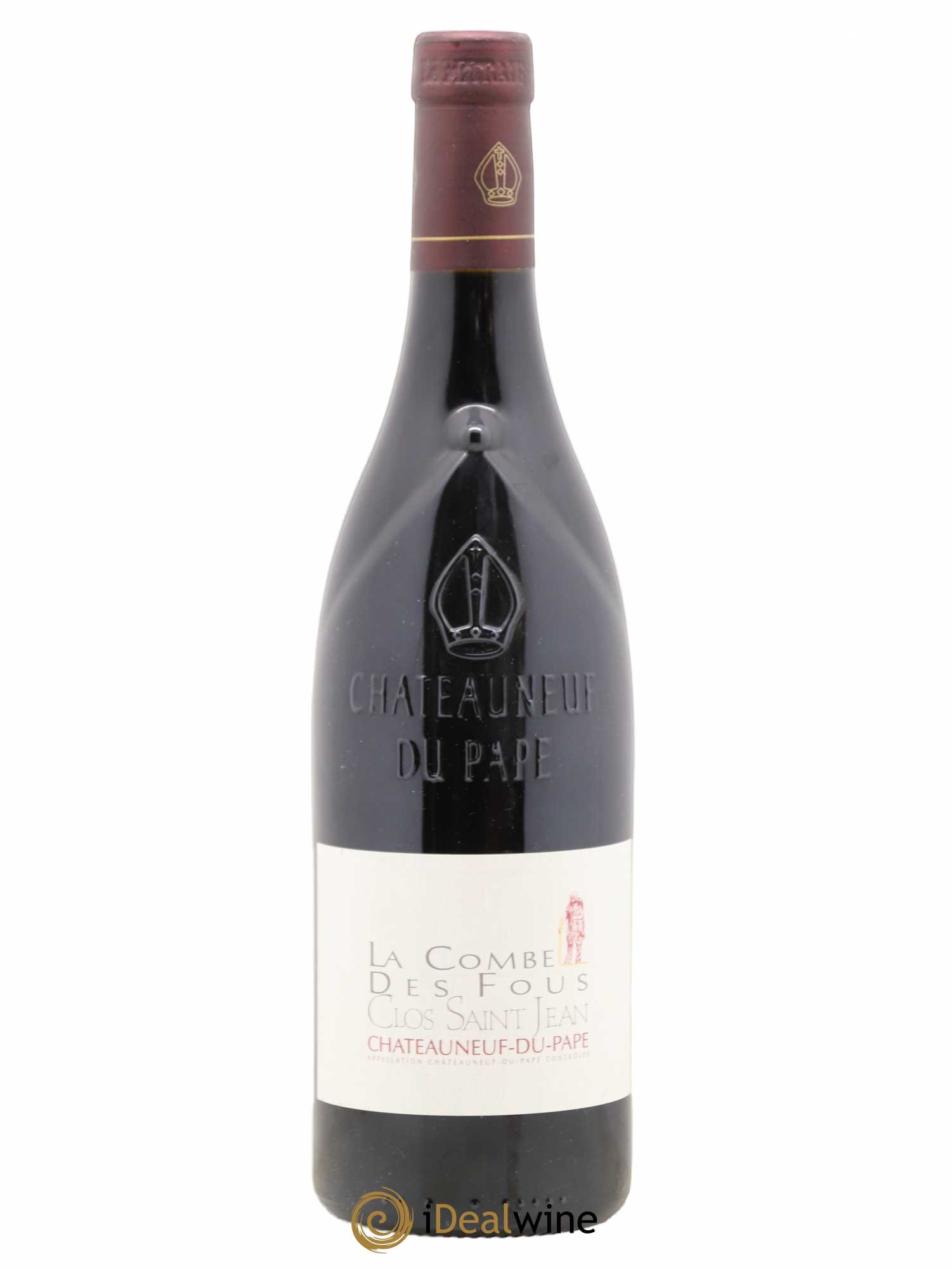 Châteauneuf-du-Pape Clos Saint-Jean La Combe des Fous Pascal et Vincent Maurel 2017 - Lot de 1 bouteille - 0