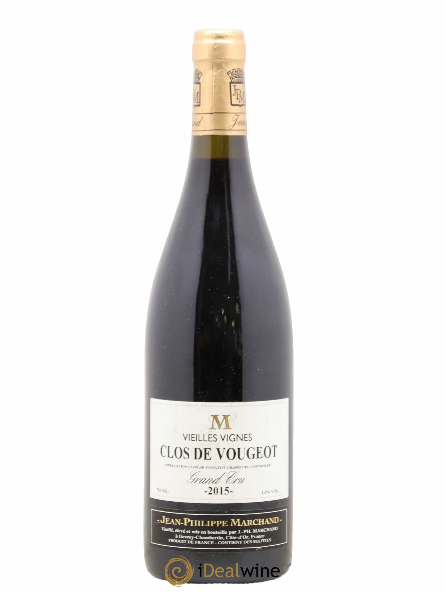 Clos de Vougeot Grand Cru Vieilles Vignes Jean Philippe Marchand 2015 - Posten von 1 Flasche - 0