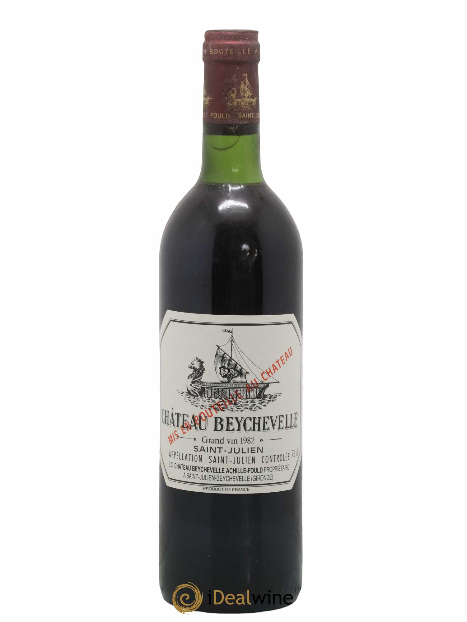Château Beychevelle 4ème Grand Cru Classé 1982 - Lot de 1 bouteille - 0