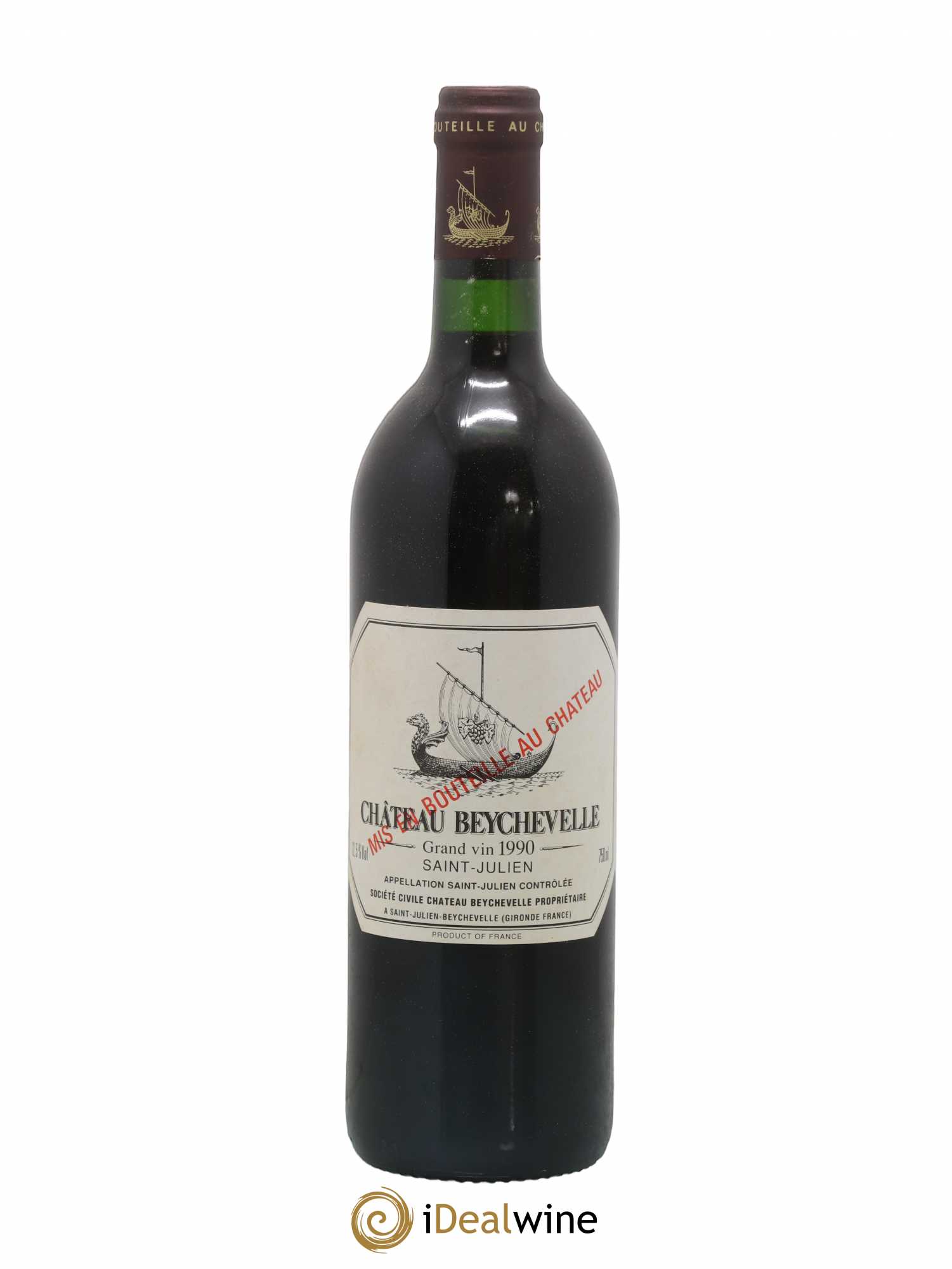 Château Beychevelle 4ème Grand Cru Classé 1990 - Lot de 1 bouteille - 0
