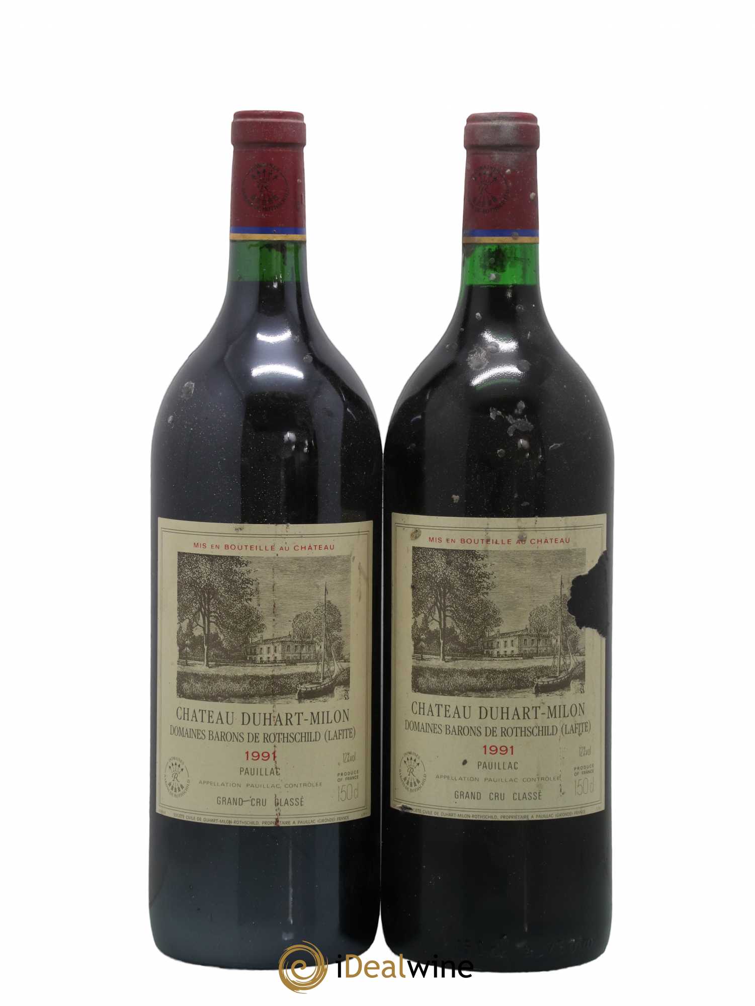 Château Duhart-Milon 4ème Grand Cru Classé 1991 - Lot de 2 magnums - 0