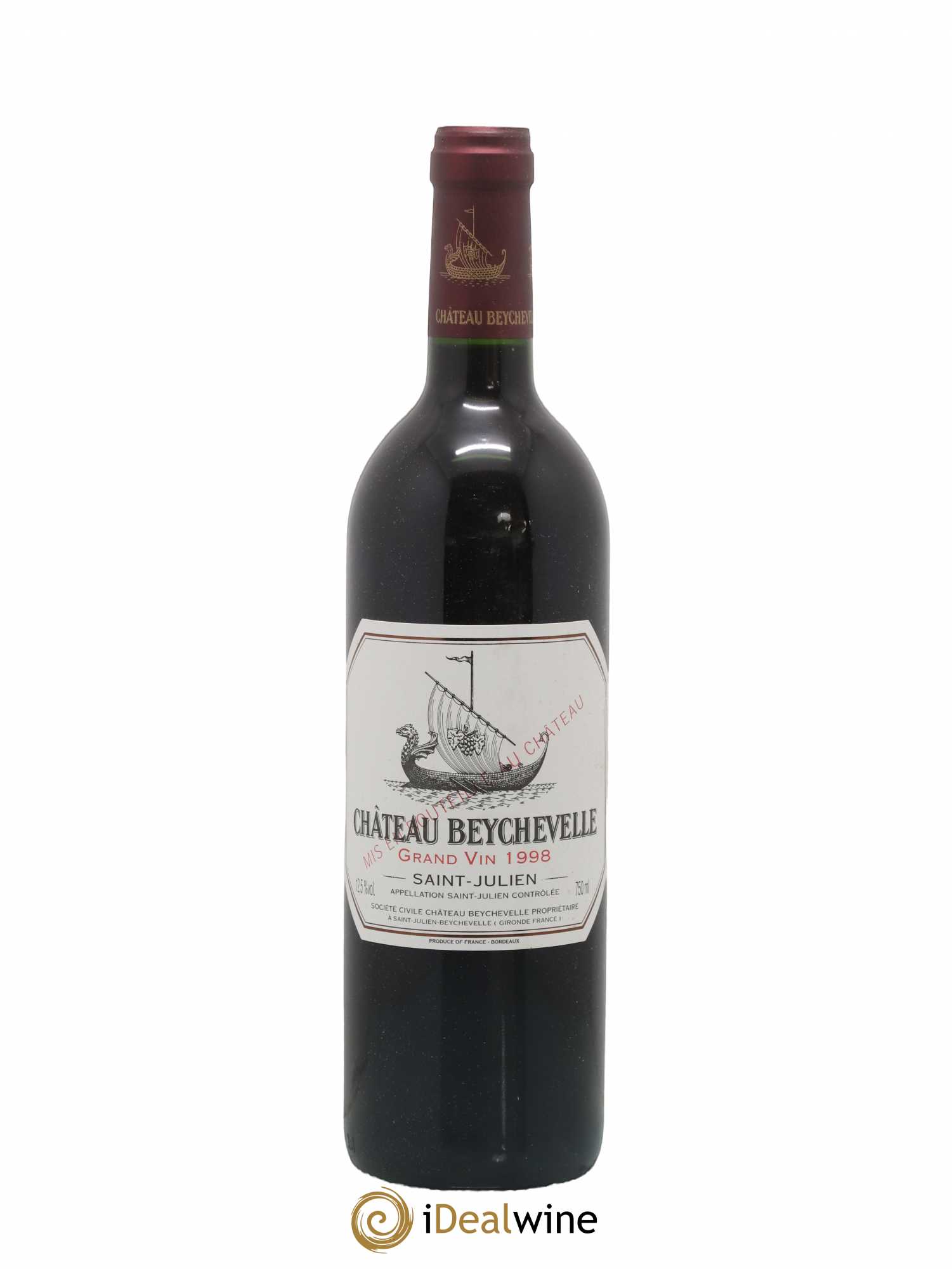 Château Beychevelle 4ème Grand Cru Classé 1998 - Lot de 1 bouteille - 0