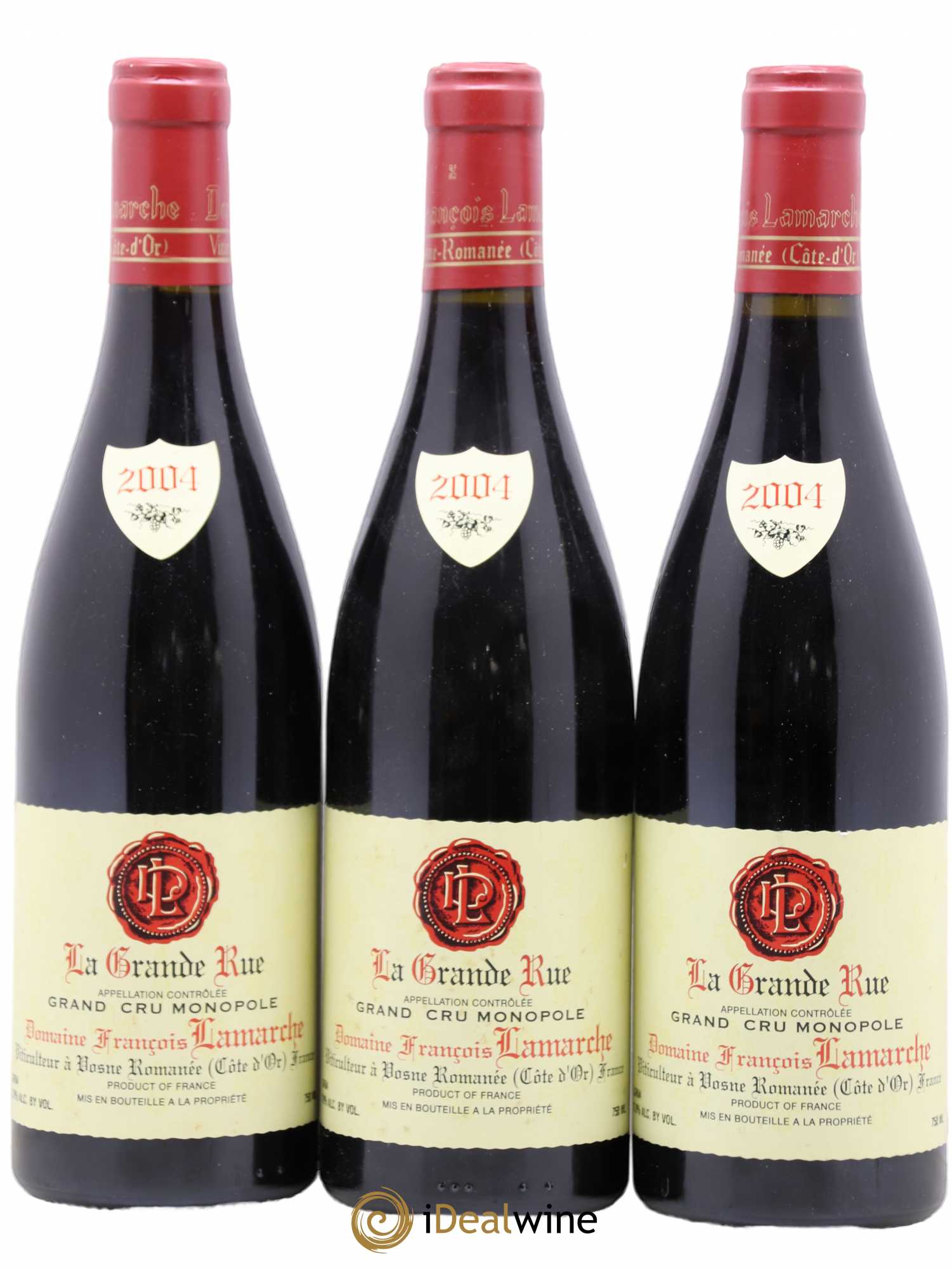 La Grande Rue Grand Cru Lamarche (Domaine) 2004 - Lot de 3 bouteilles - 0