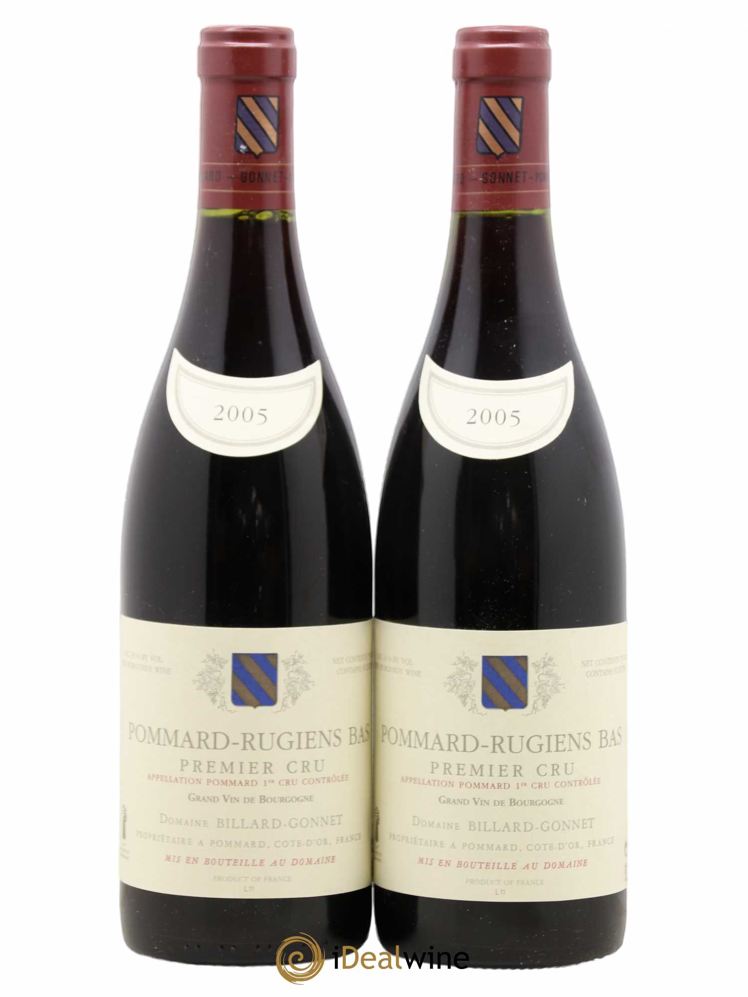 Pommard 1er Cru Rugiens Bas Billard Gonet 2005 - Lot de 2 bouteilles - 0