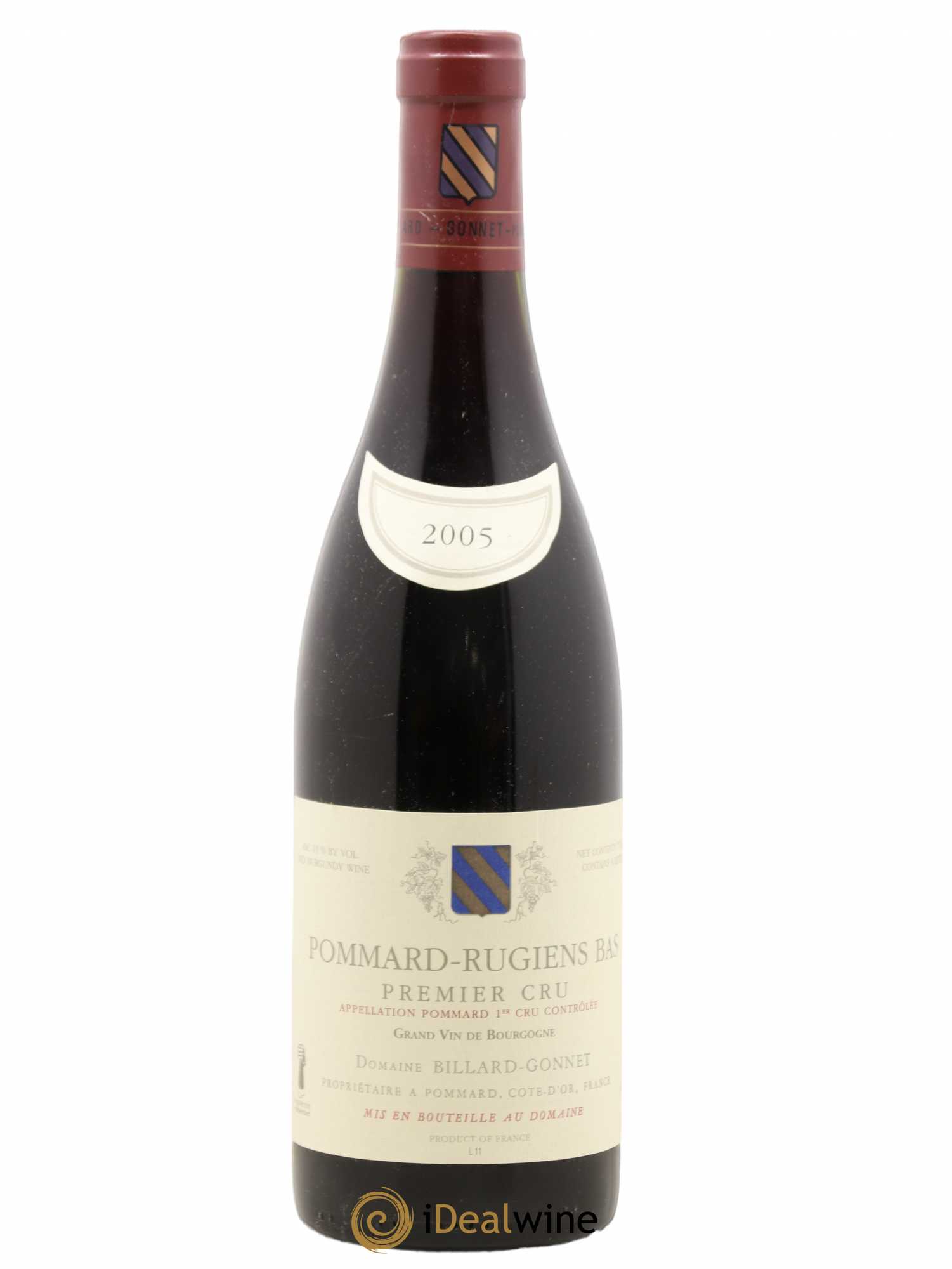 Pommard 1er Cru Rugiens Bas Billard Gonet 2005 - Lot de 1 bouteille - 0