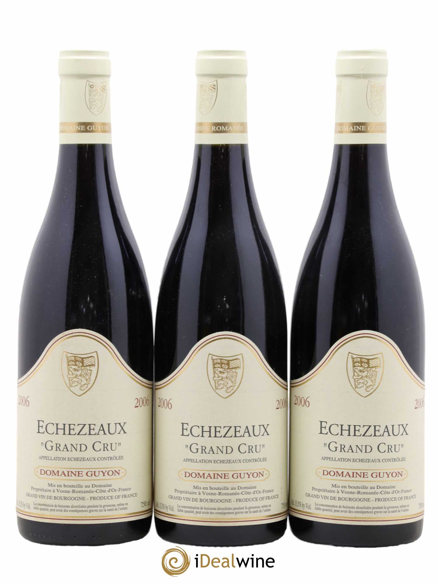 Echezeaux Grand Cru Michel et Jean-Pierre Guyon 2006 - Posten von 3 Flaschen - 0