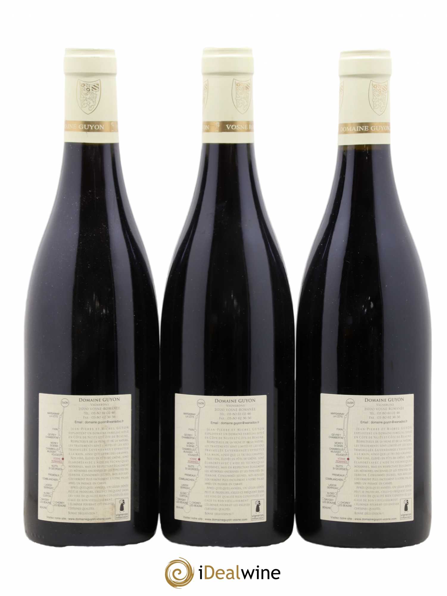 Echezeaux Grand Cru Michel et Jean-Pierre Guyon 2006 - Lot of 3 bottles - 1