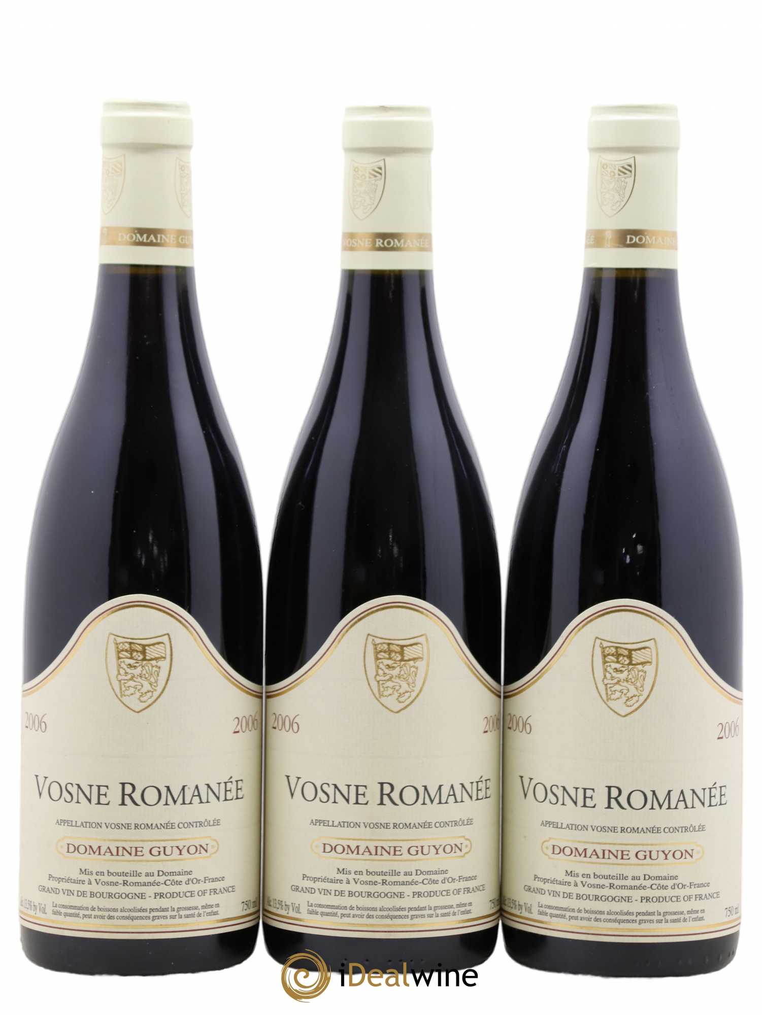 Vosne-Romanée Michel et Jean-Pierre Guyon 2006 - Posten von 3 Flaschen - 0