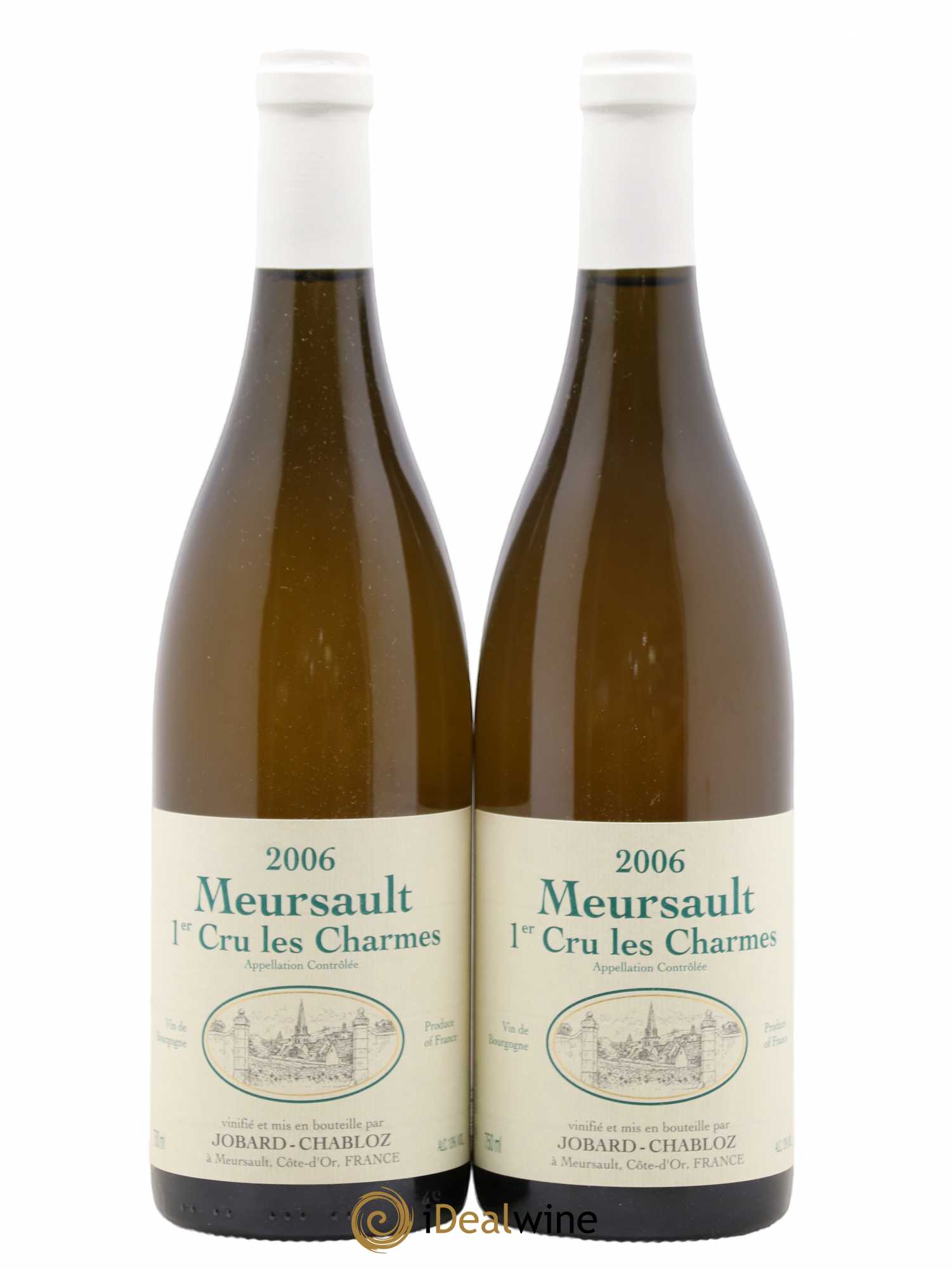 Meursault 1er Cru Charmes Jobard Chabloz 2006 - Posten von 2 Flaschen - 0