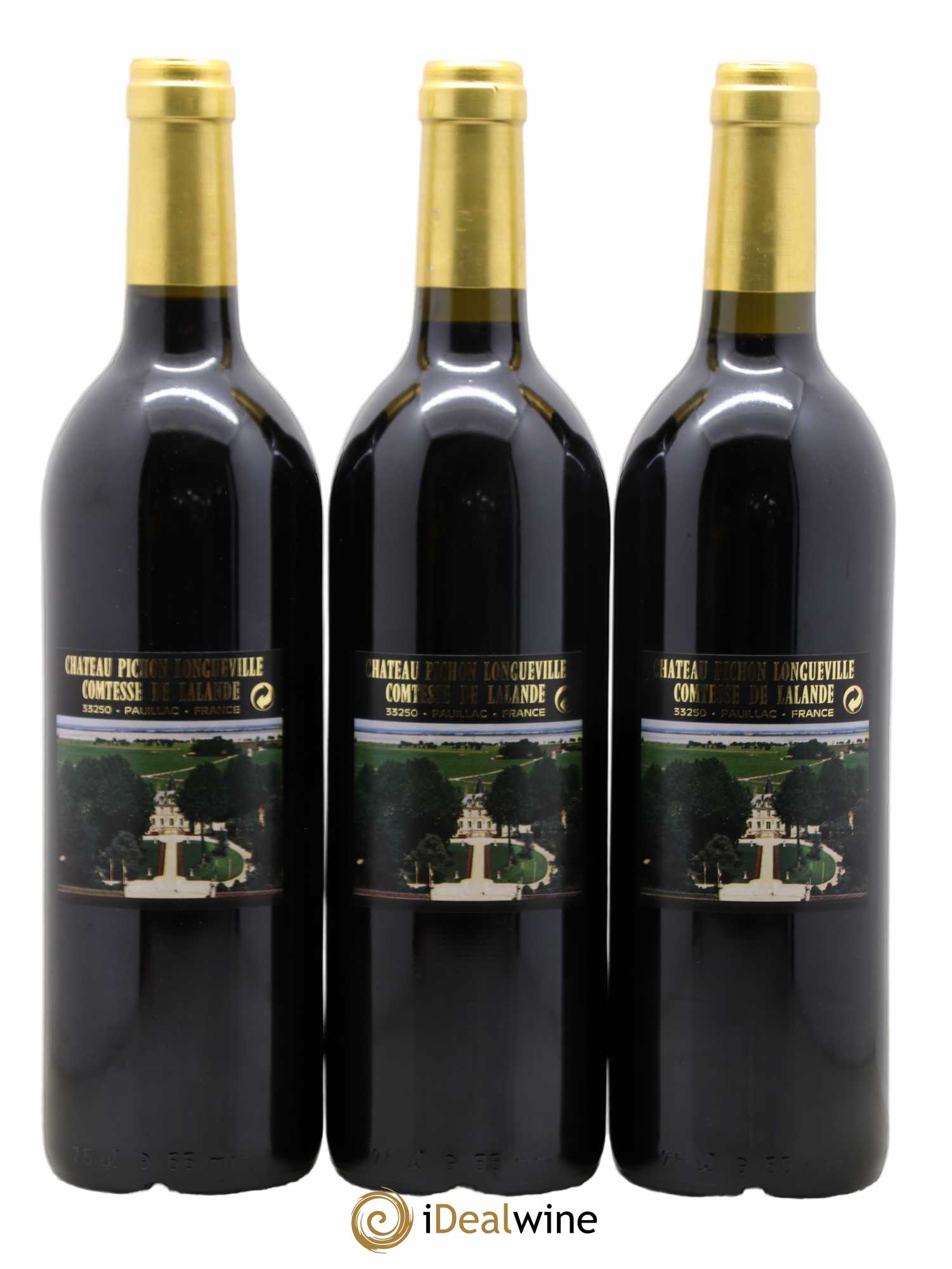 Château Pichon Longueville Comtesse de Lalande 2ème Grand Cru Classé 1998 - Lot de 3 bouteilles - 1